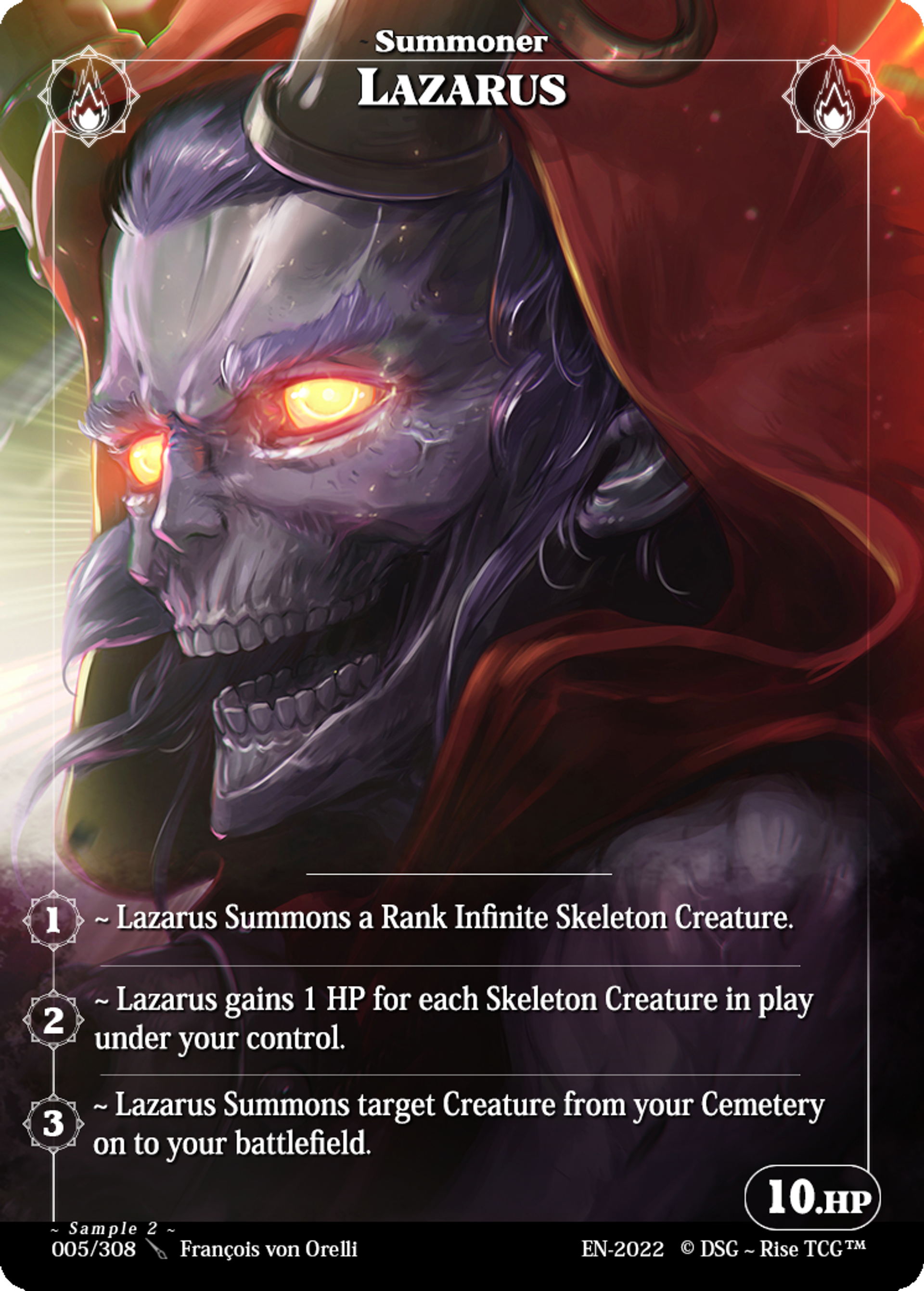 Lazarus — Sample 2 — Rise TCG