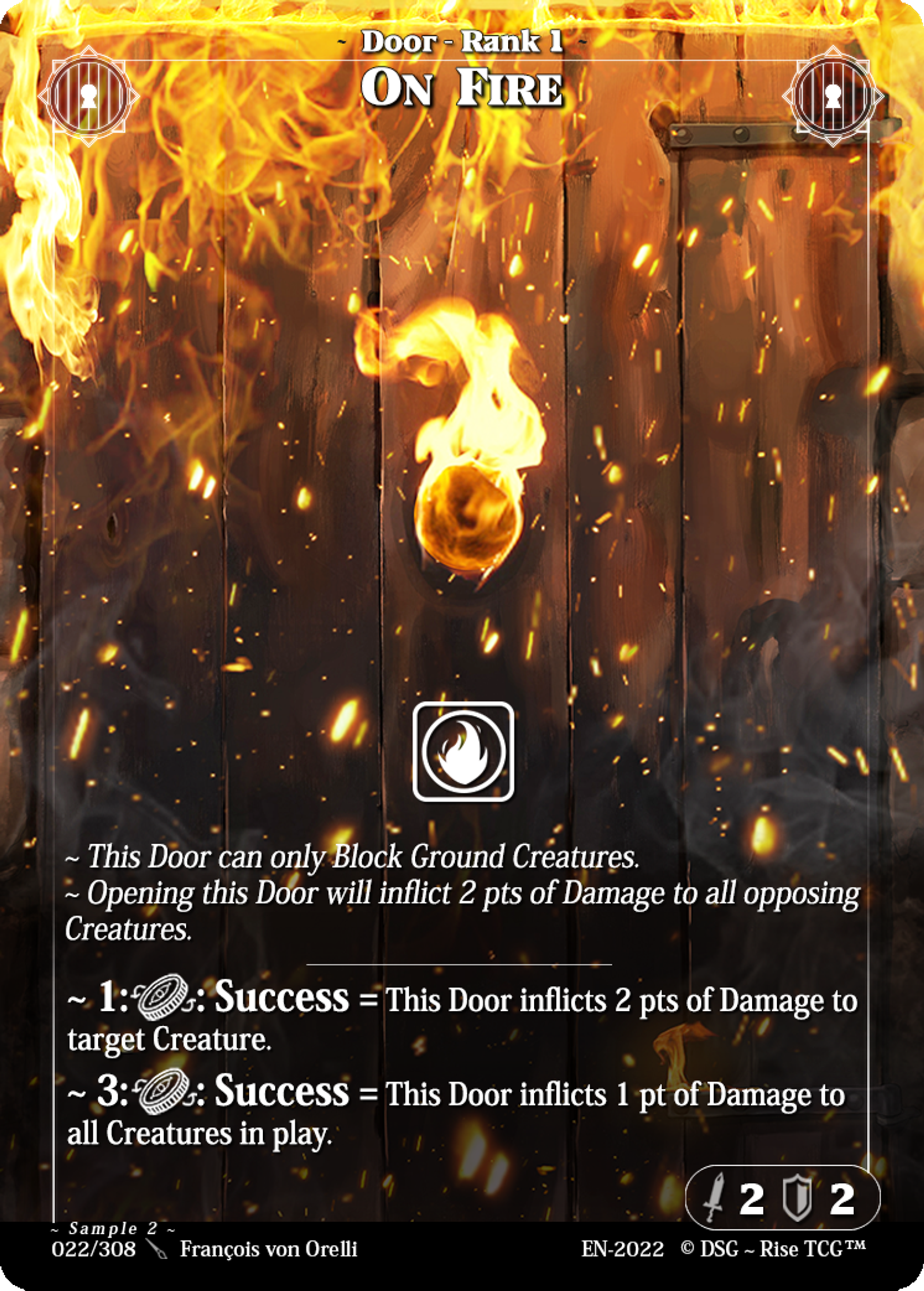 On Fire — Sample 2 — Rise TCG