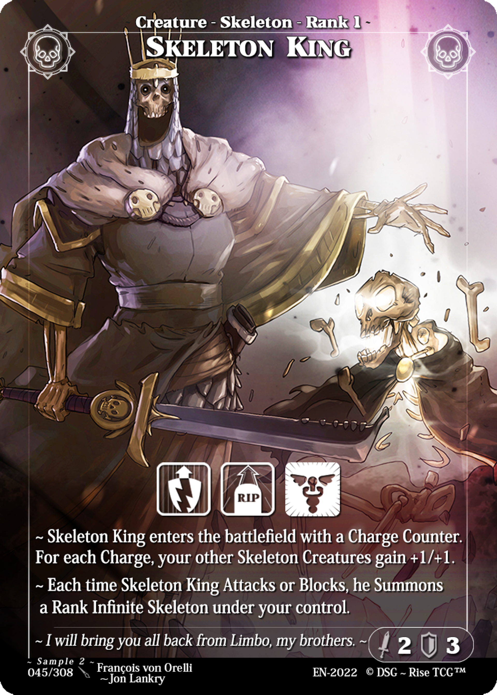 Skeleton King — Sample 2 — Rise TCG