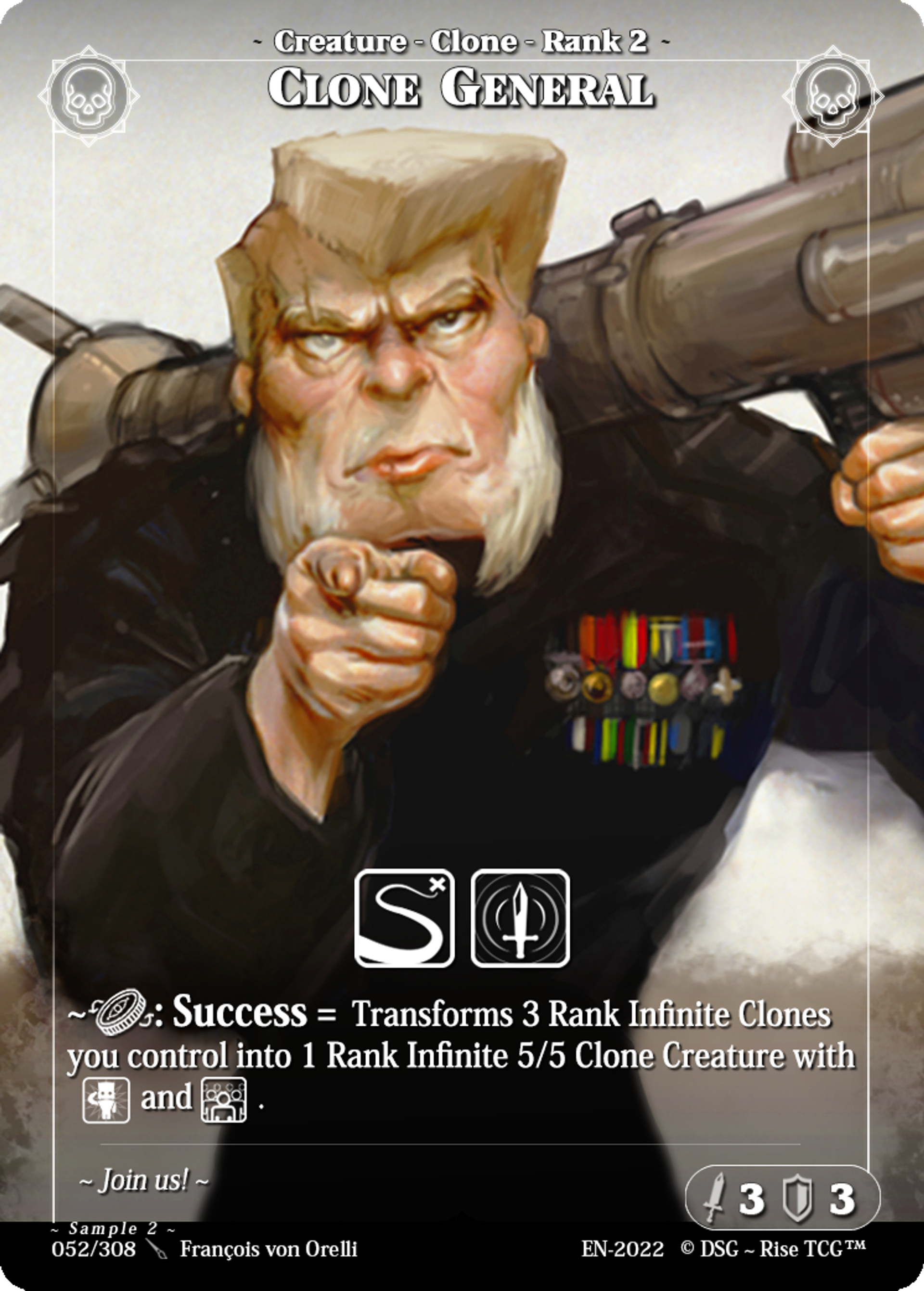Clone General — Sample 2 — Rise TCG