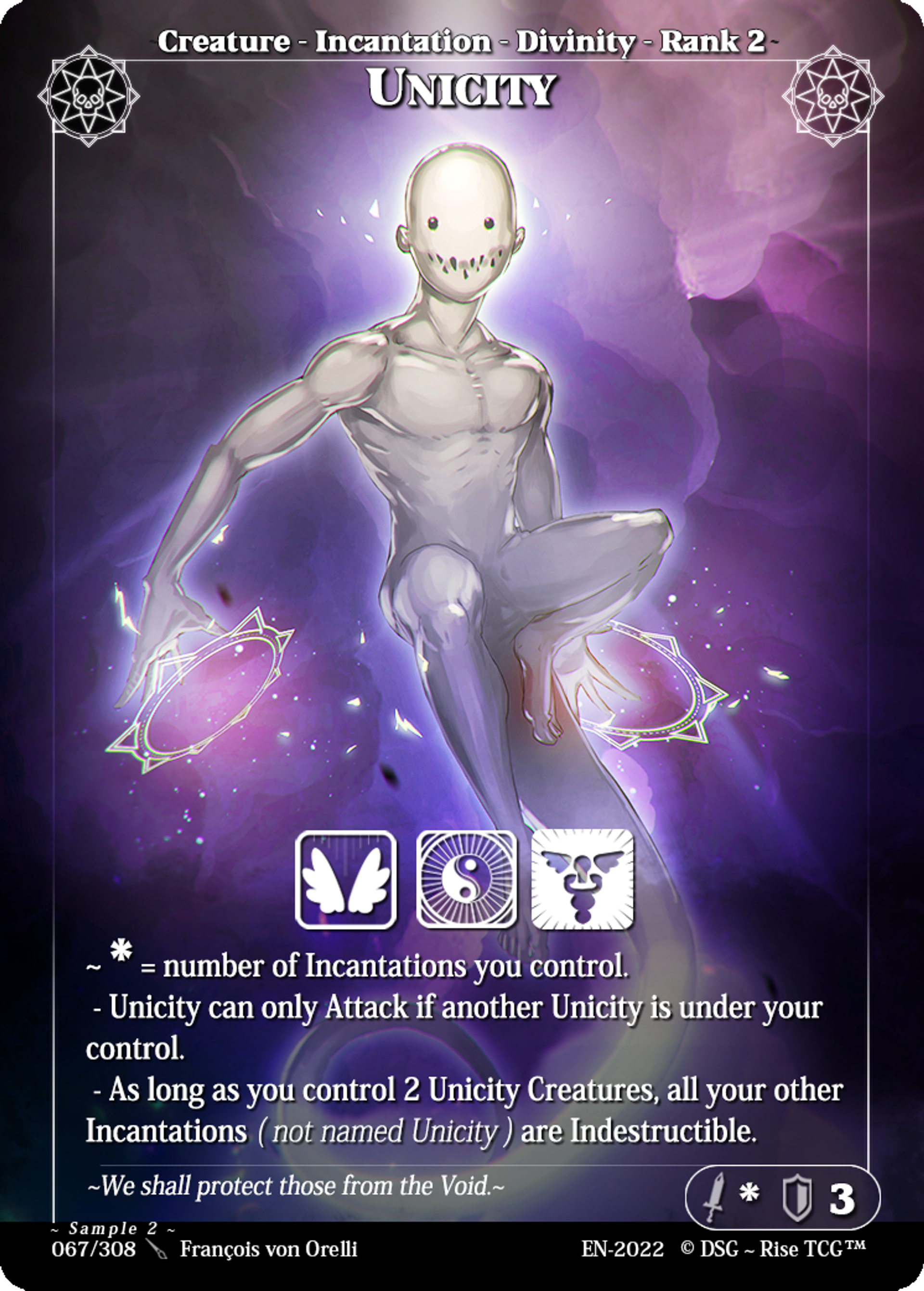 Unicity — Sample 2 — Rise TCG