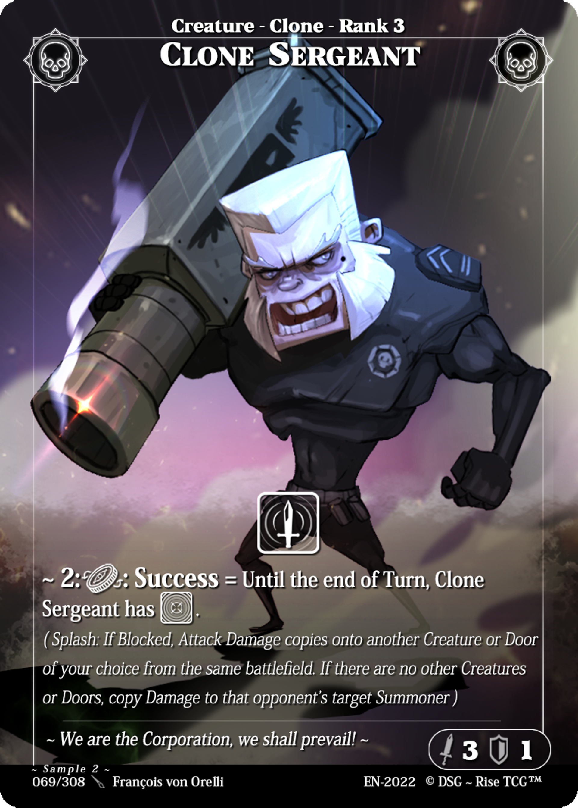 Clone Sergeant — Sample 2 — Rise TCG