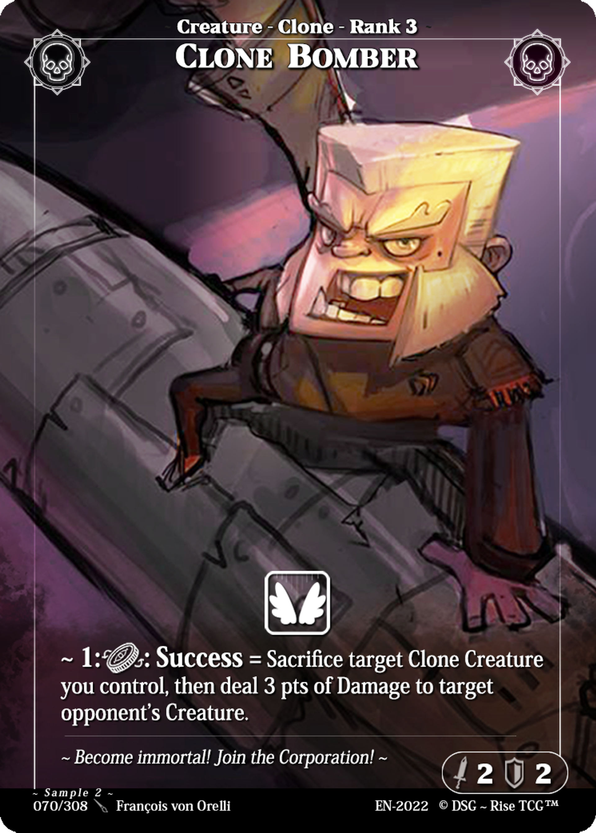 Clone Bomber — Sample 2 — Rise TCG