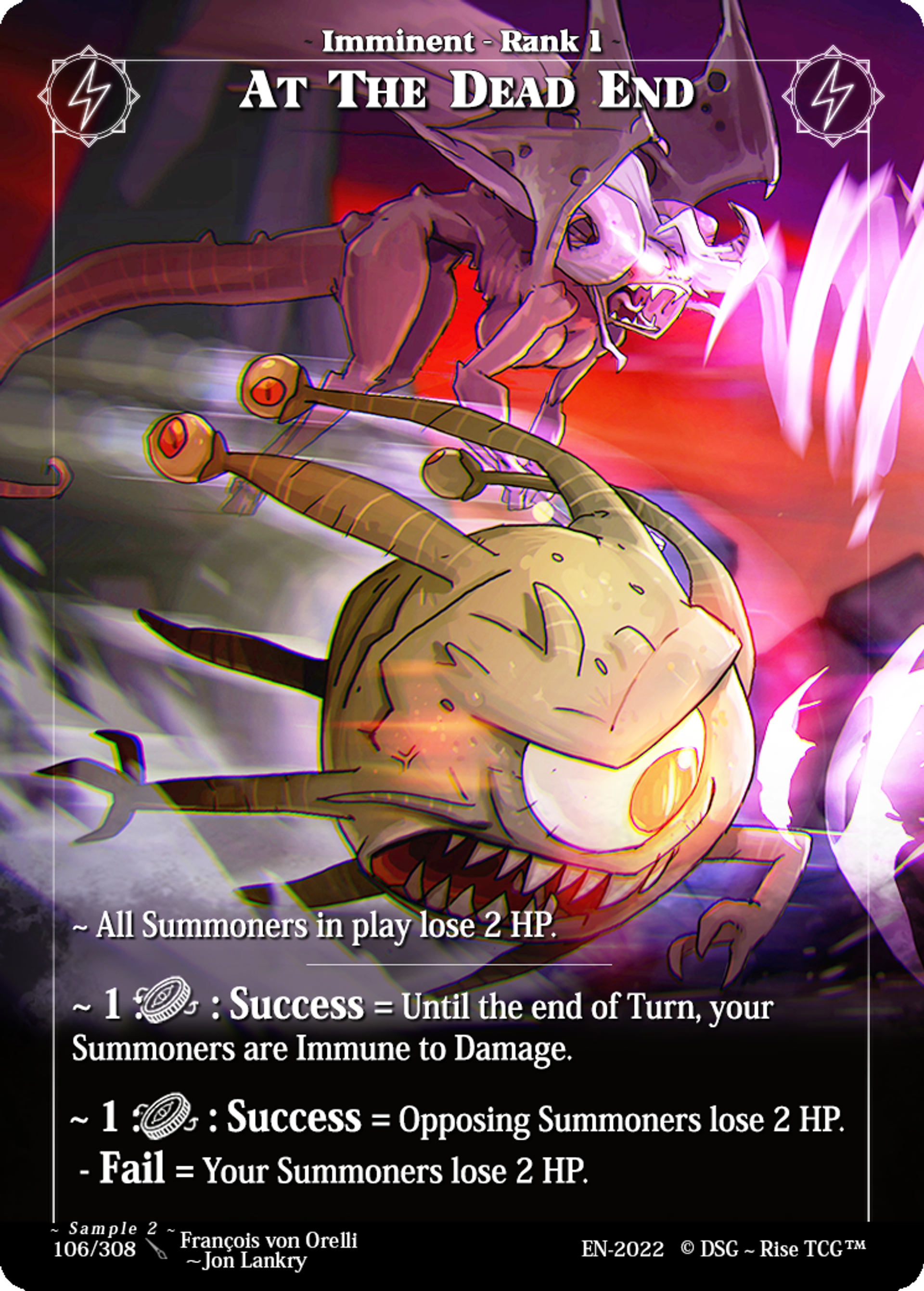 At The Dead End — Sample 2 — Rise TCG