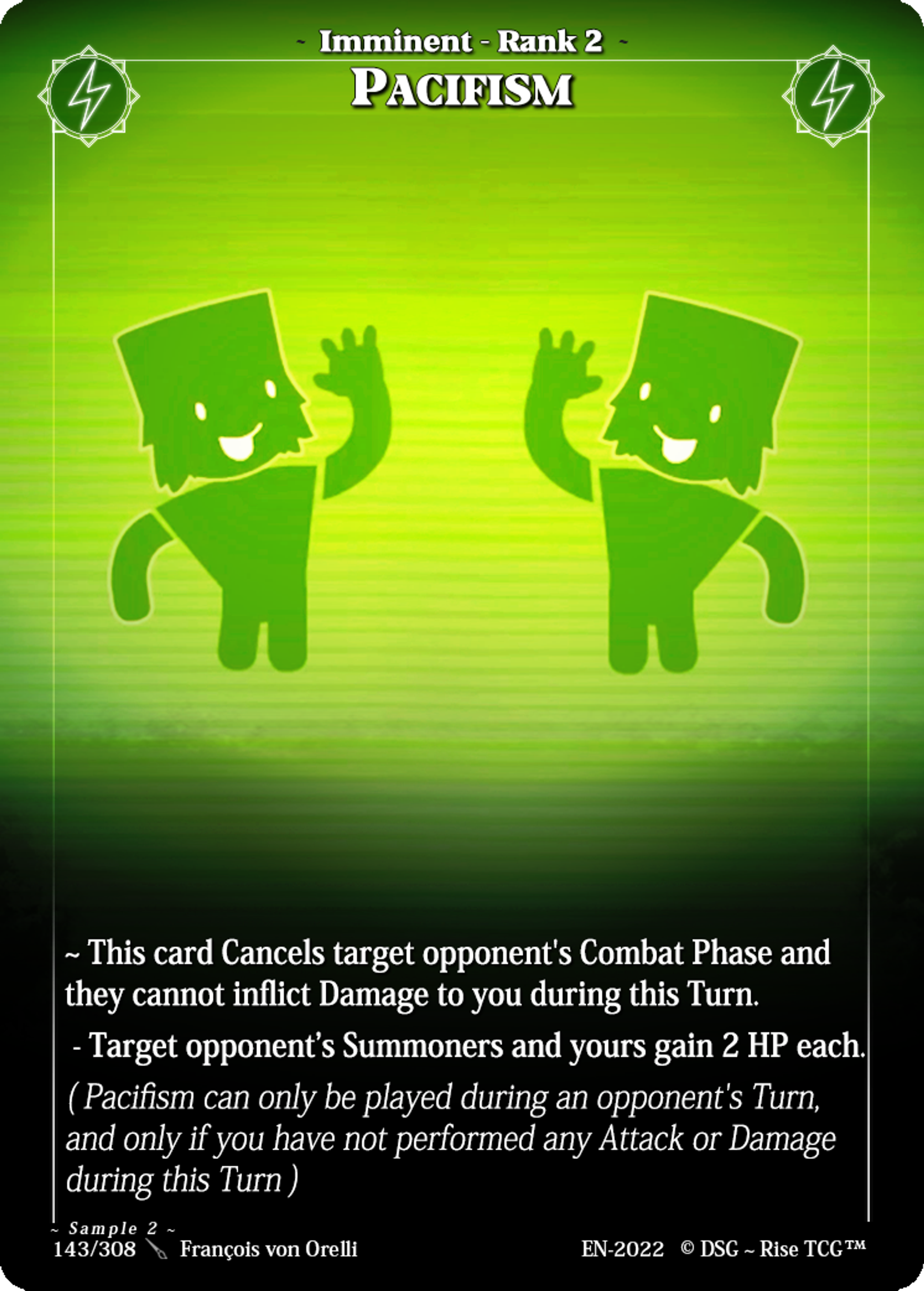 Pacifism — Sample 2 — Rise TCG