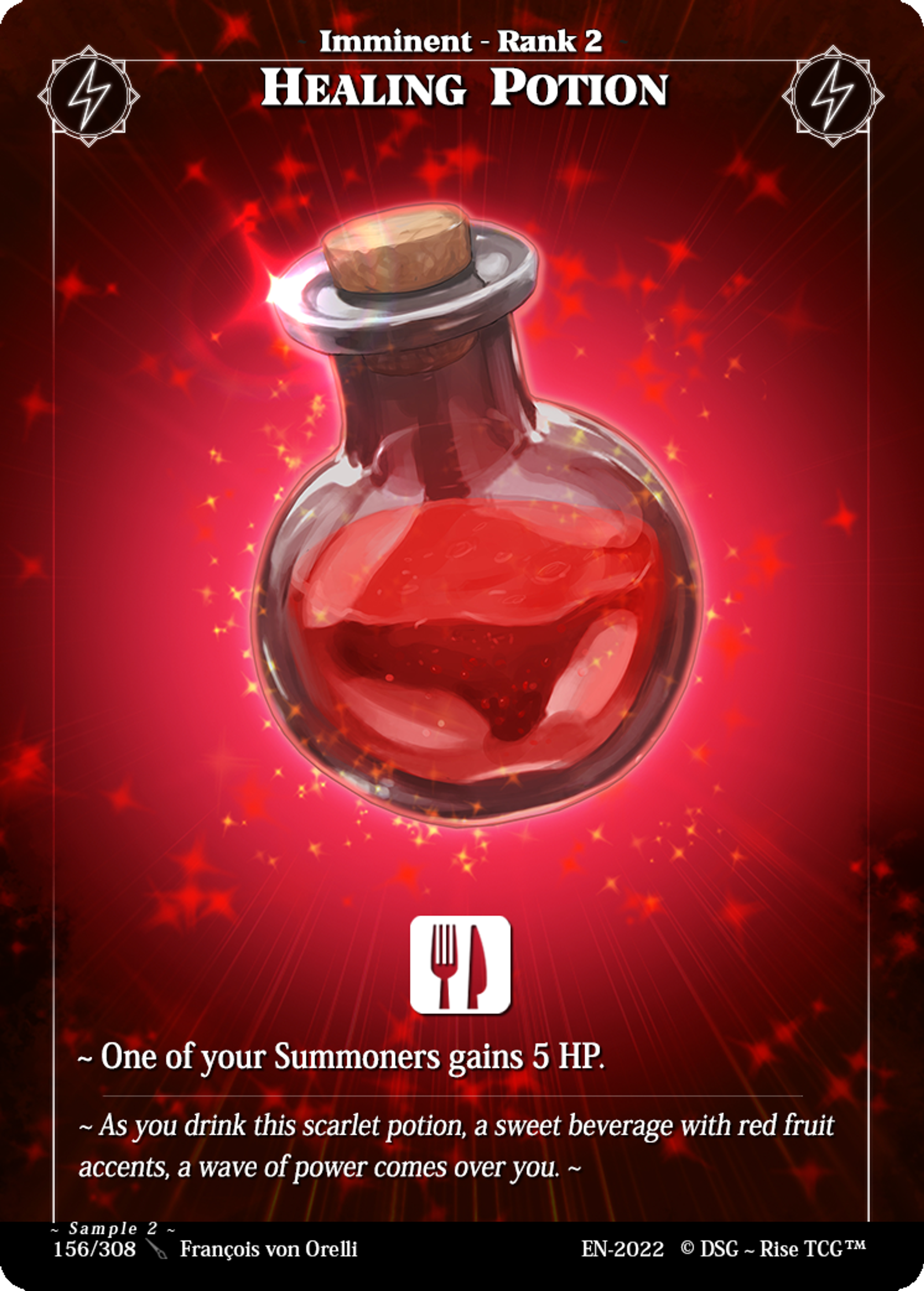 Healing Potion — Sample 2 — Rise TCG