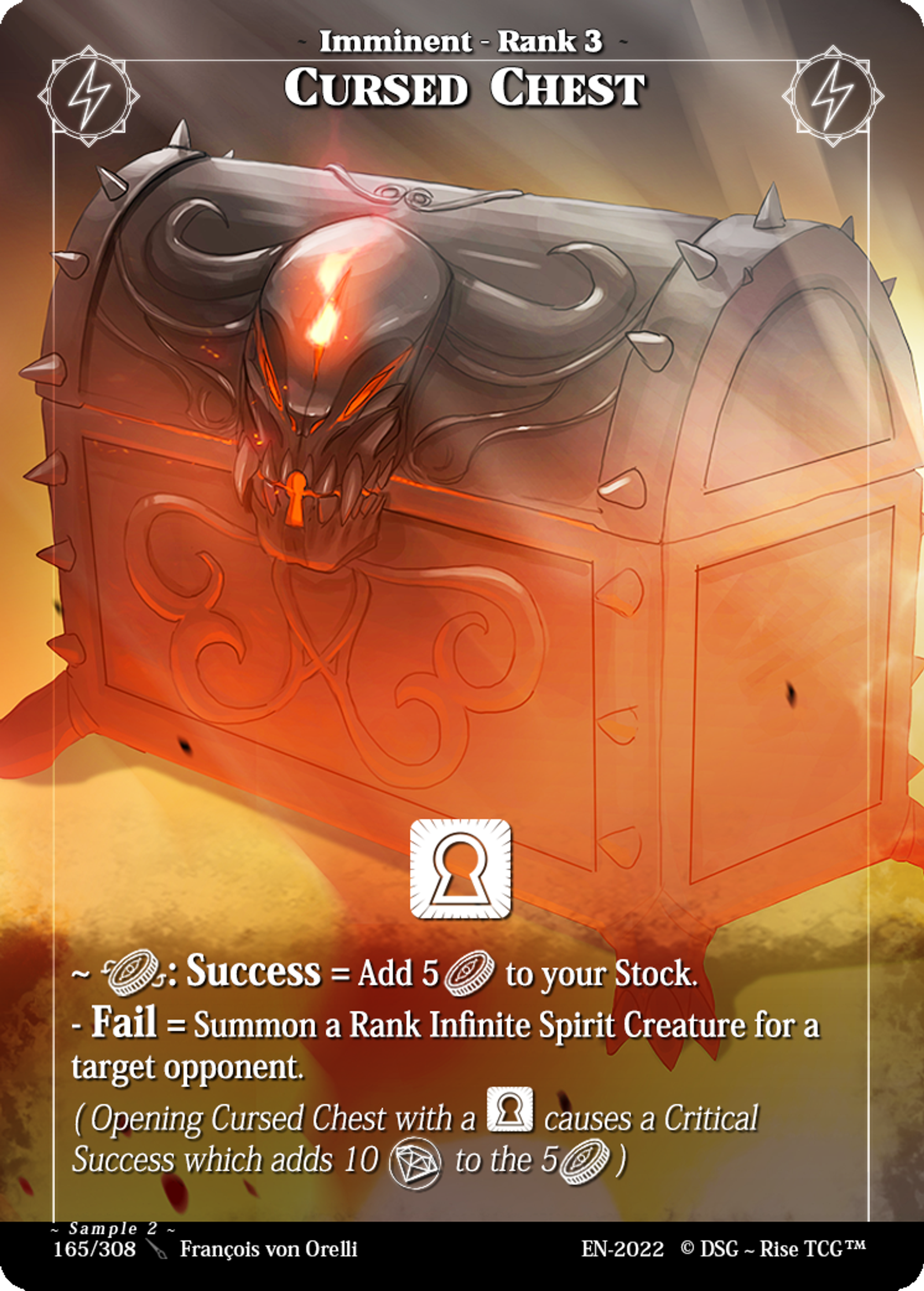 Cursed Chest — Sample 2 — Rise TCG
