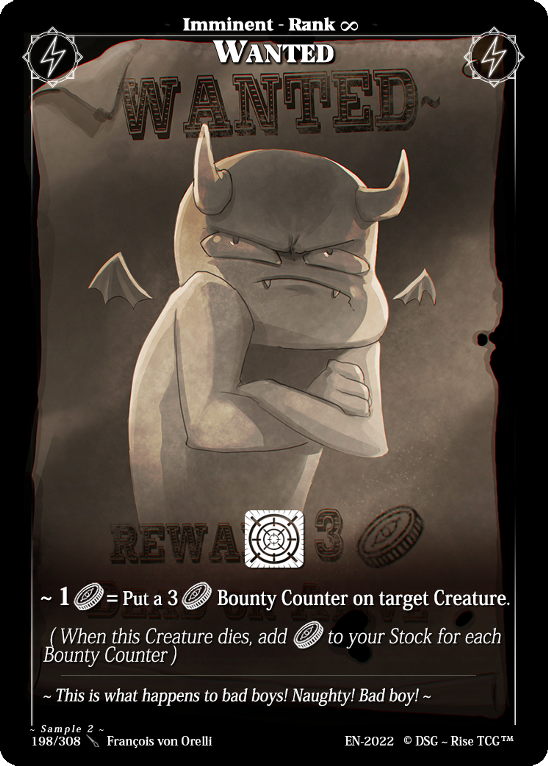 Wanted — Sample 2 — Rise TCG