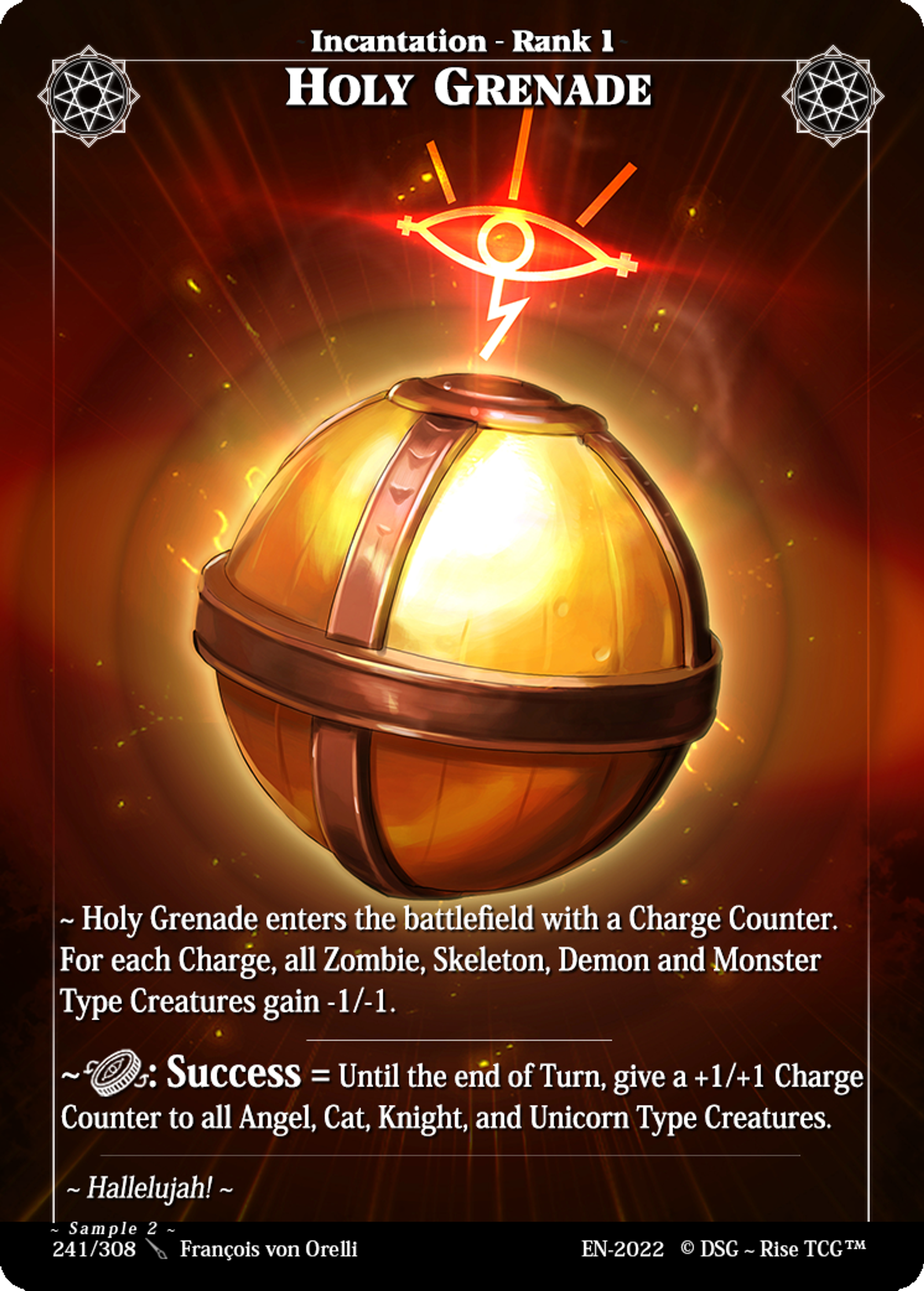 Holy Grenade — Sample 2 — Rise TCG