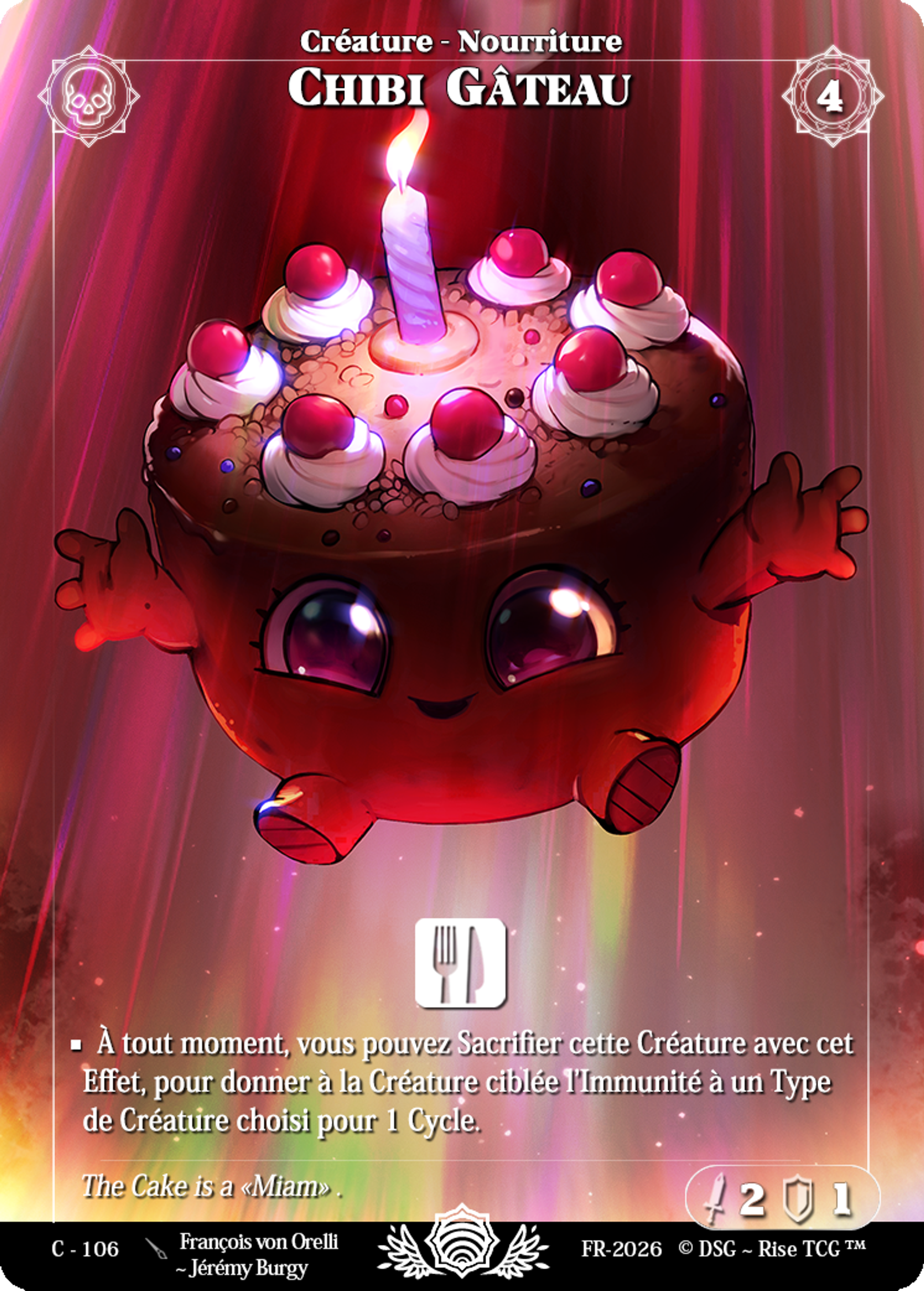 Chibi Gâteau — Adorable — Rise TCG