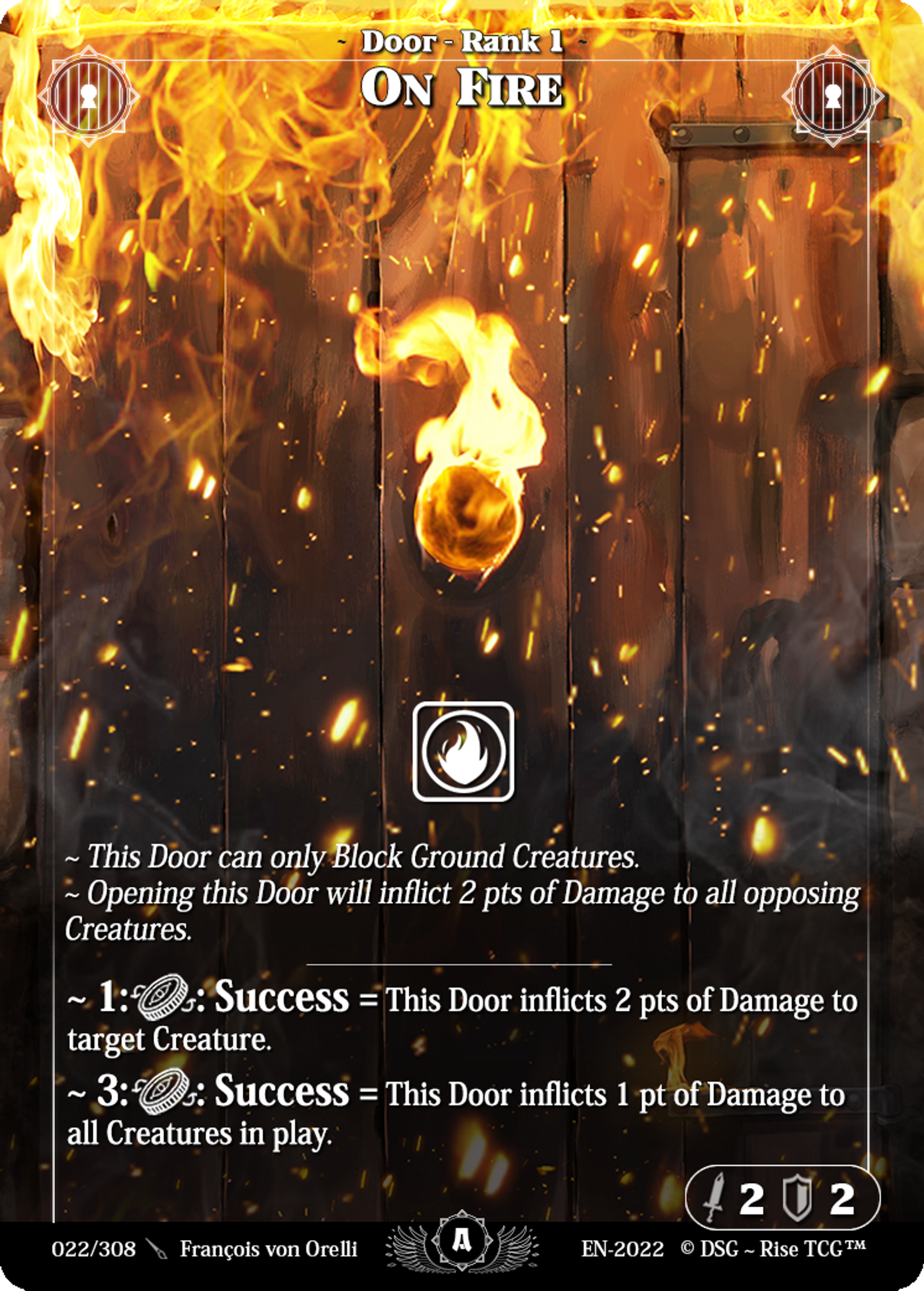 On Fire — Alpha — Rise TCG