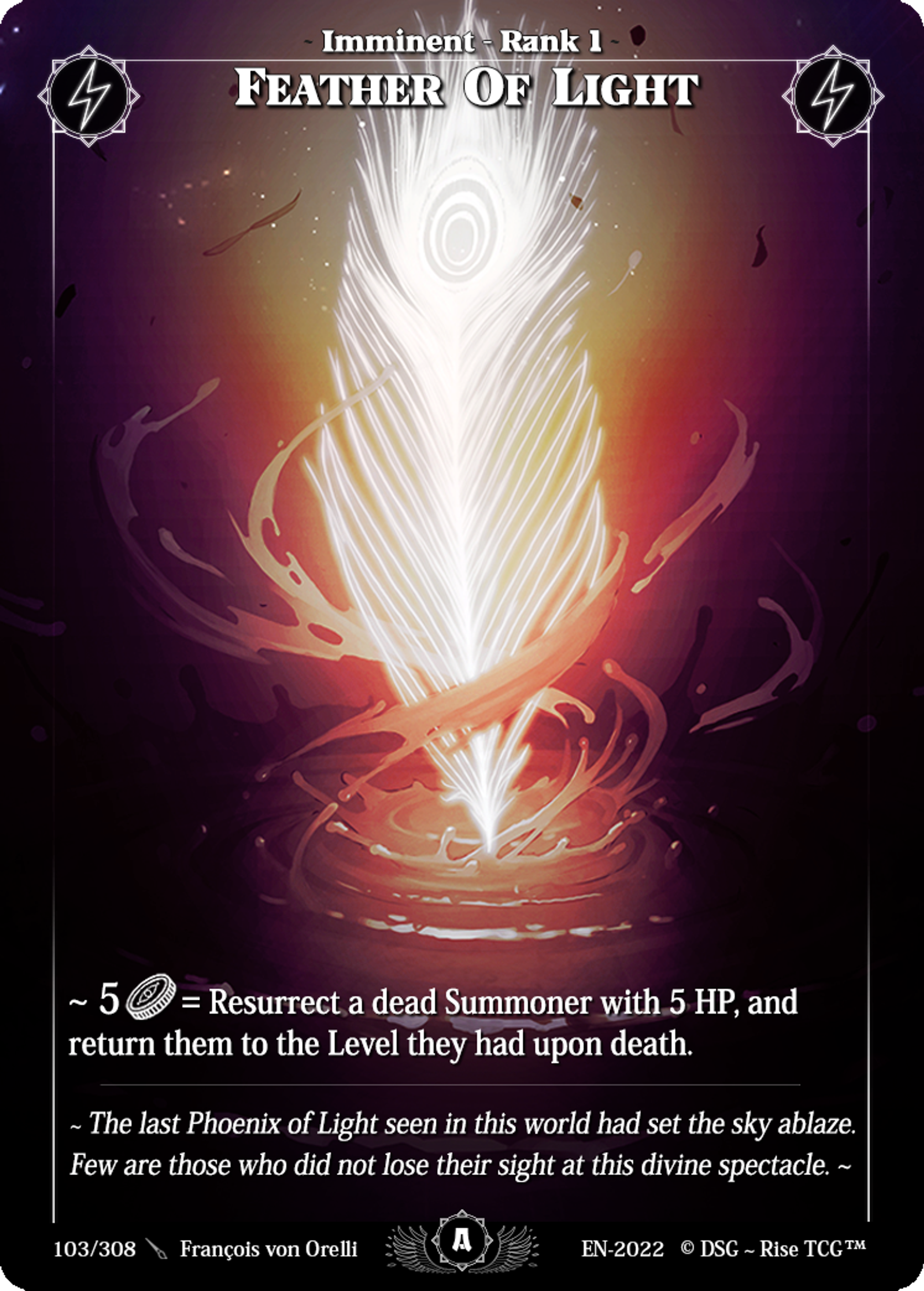 Feather Of Light — Alpha — Rise TCG