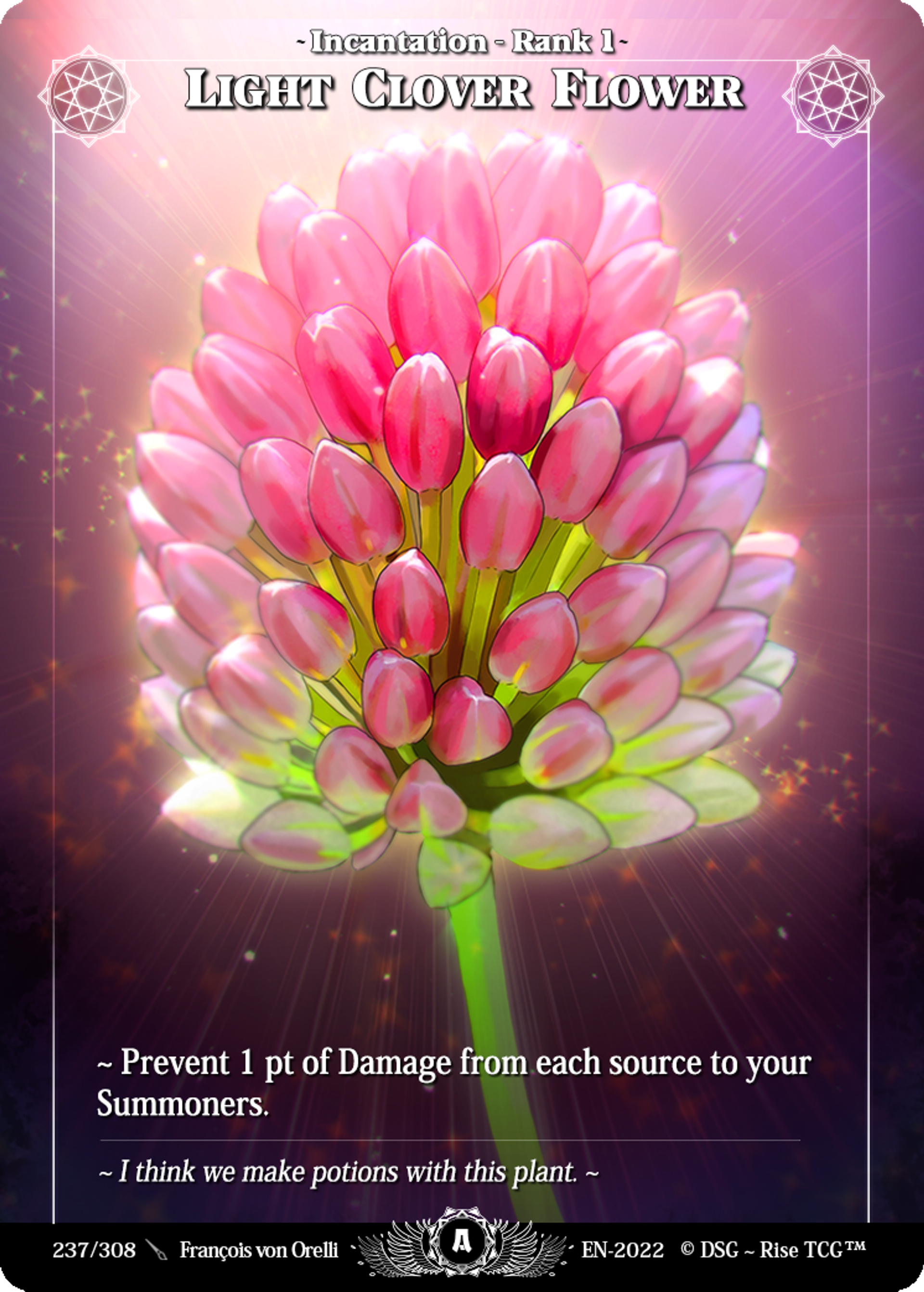 Light Clover Flower — Alpha — Rise TCG