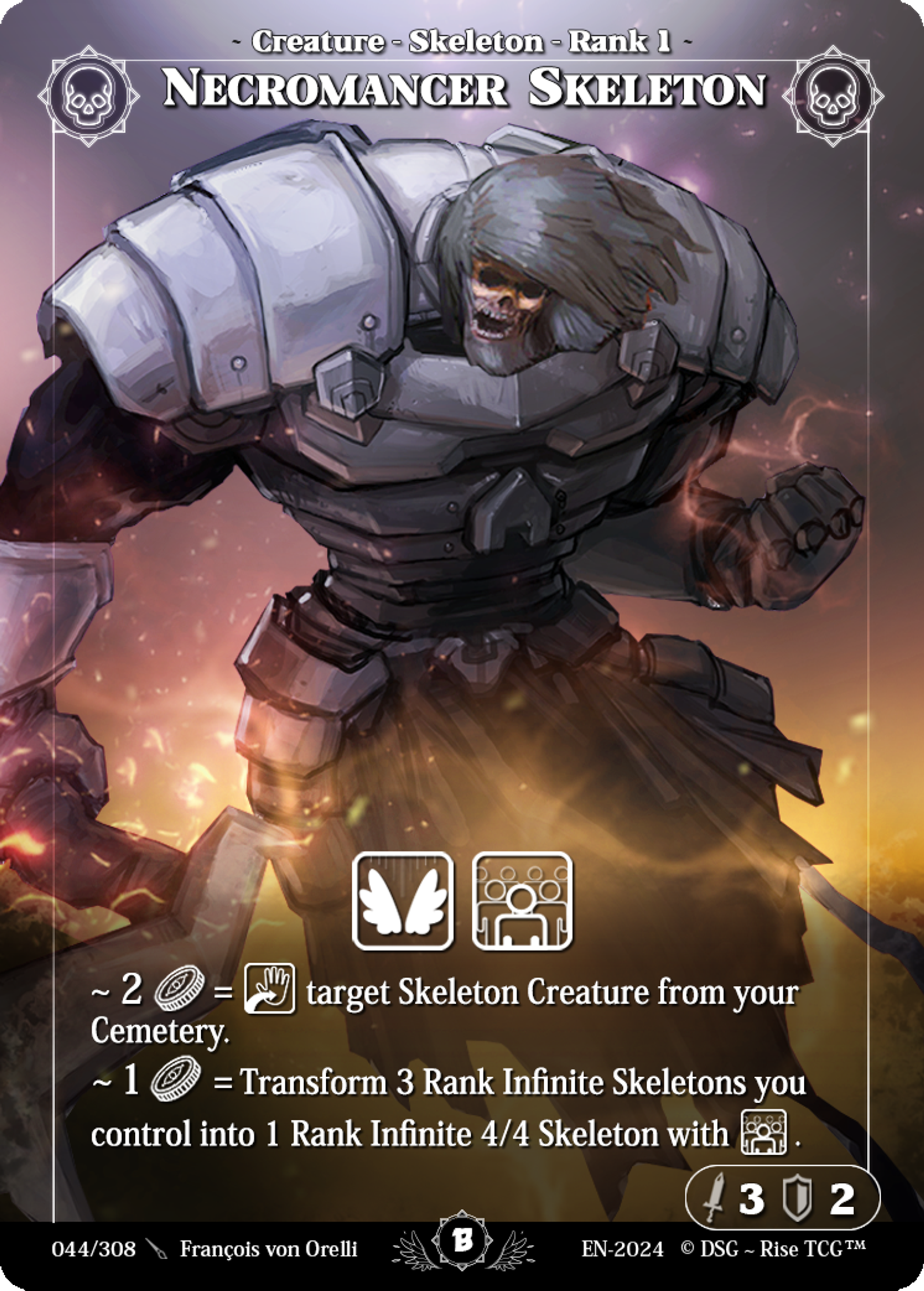 Necromancer Skeleton — Beta — Rise TCG