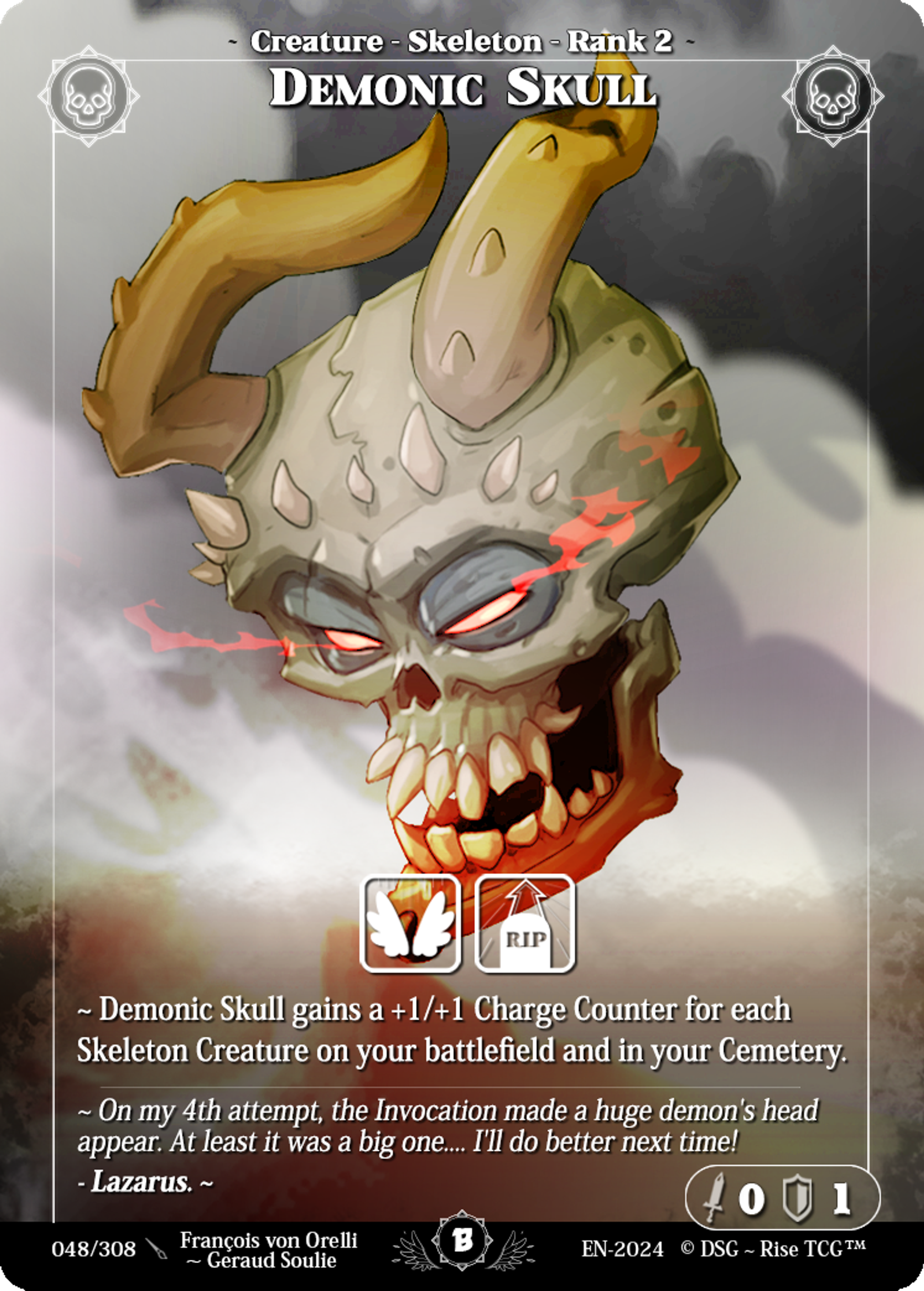 Demonic Skull — Beta — Rise TCG