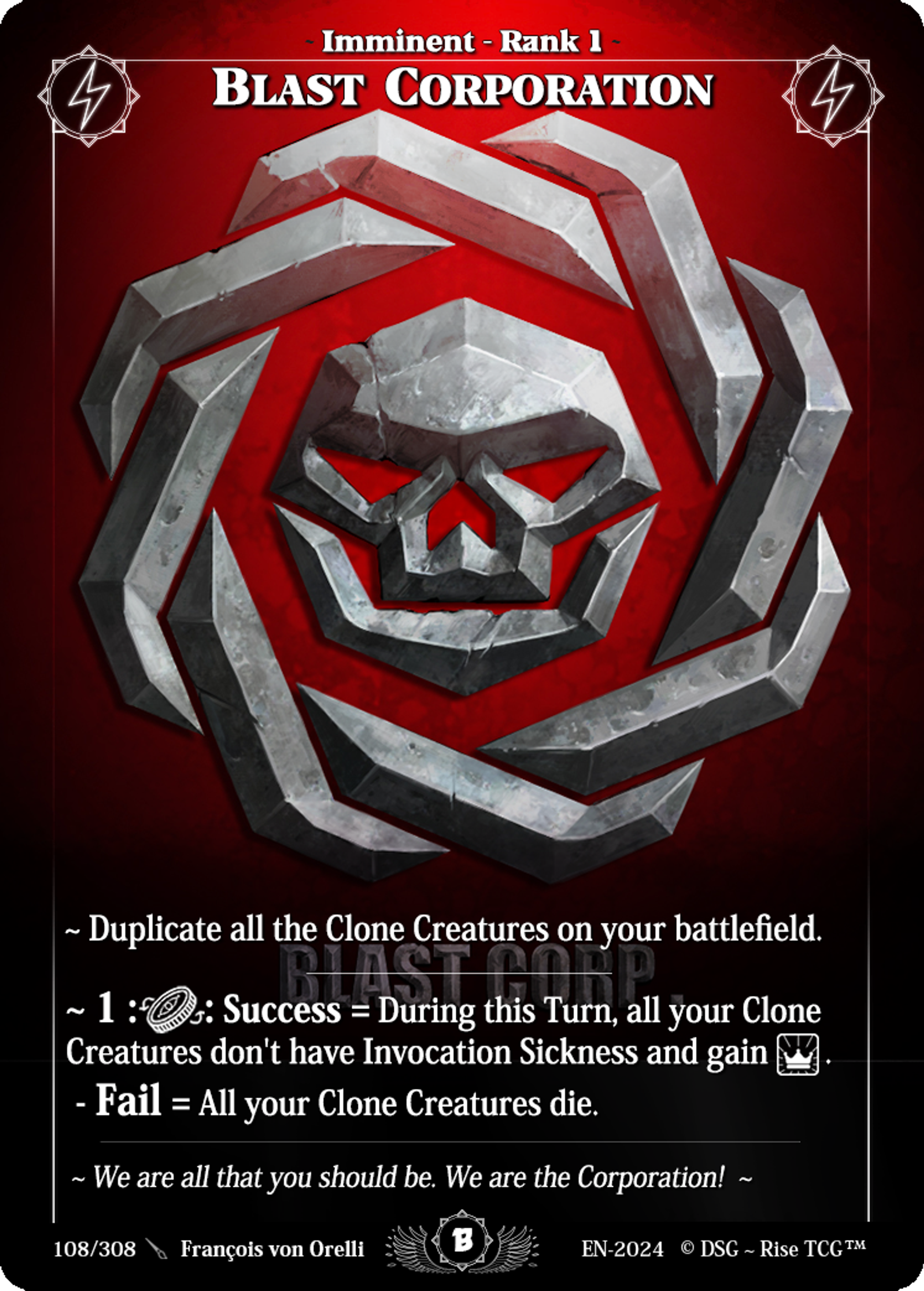Blast Corporation — Beta — Rise TCG