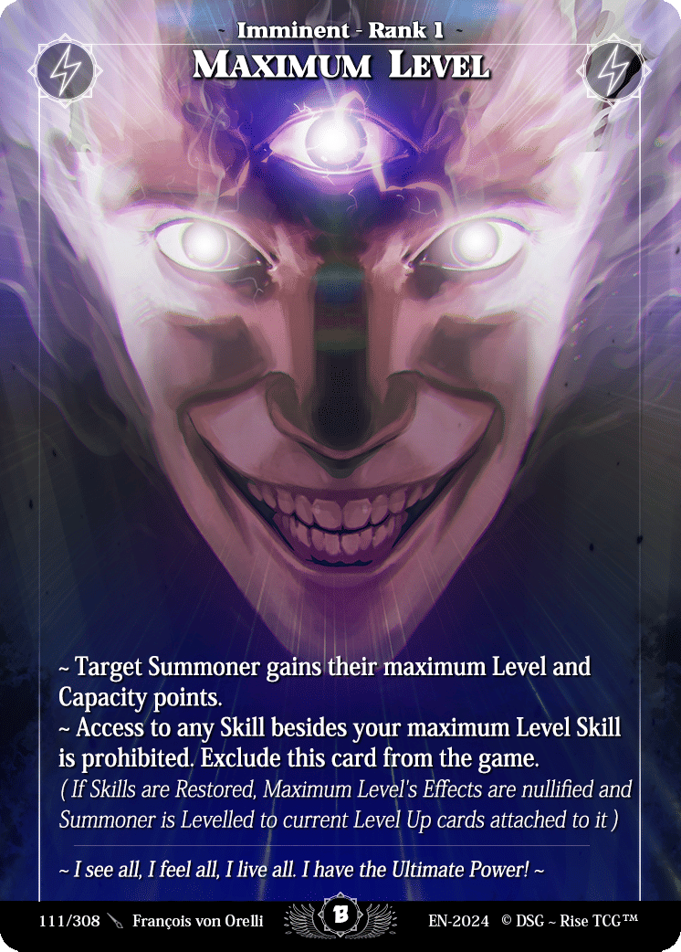 Maximum Level — Beta — Rise TCG
