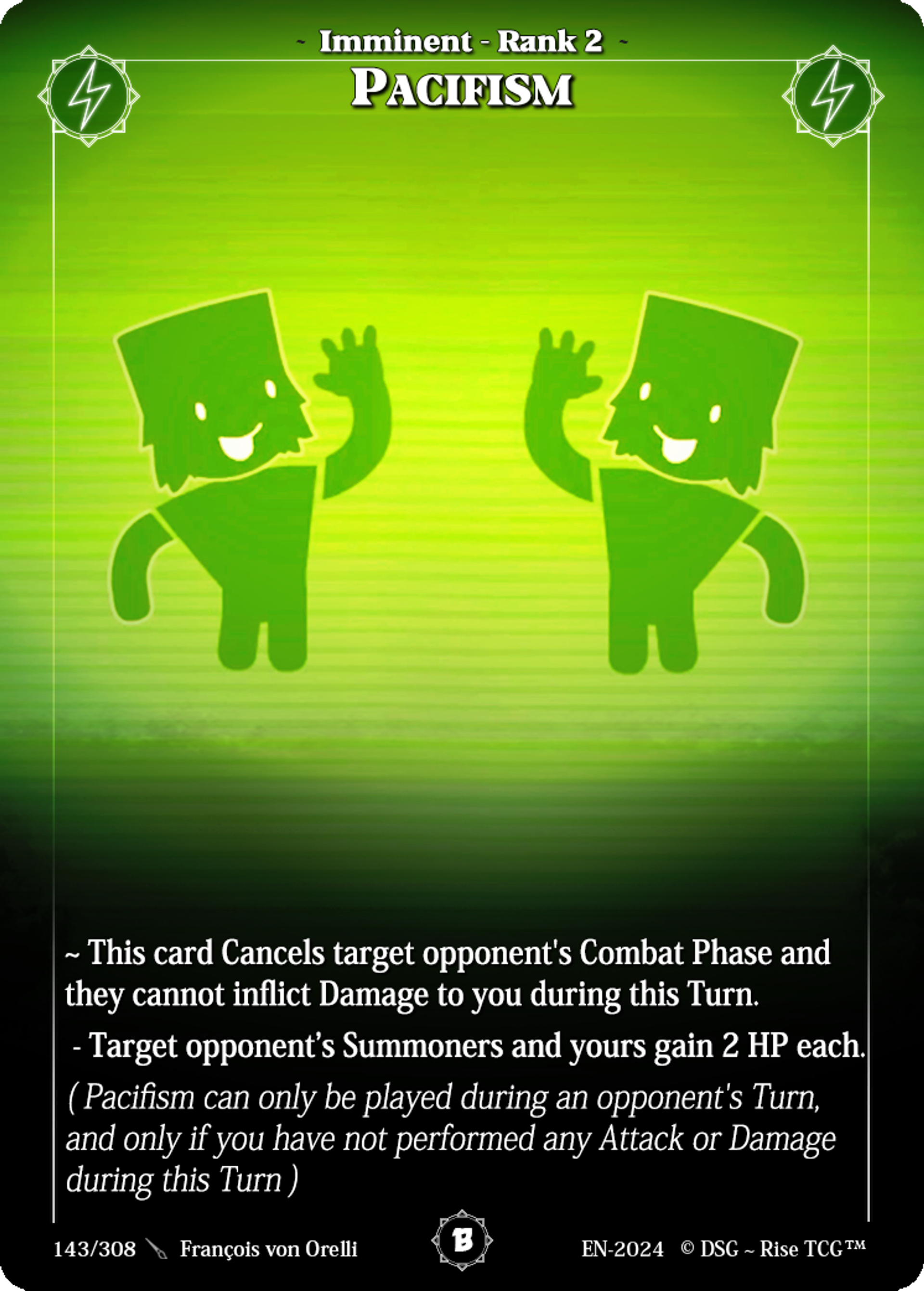 Pacifism — Beta — Rise TCG