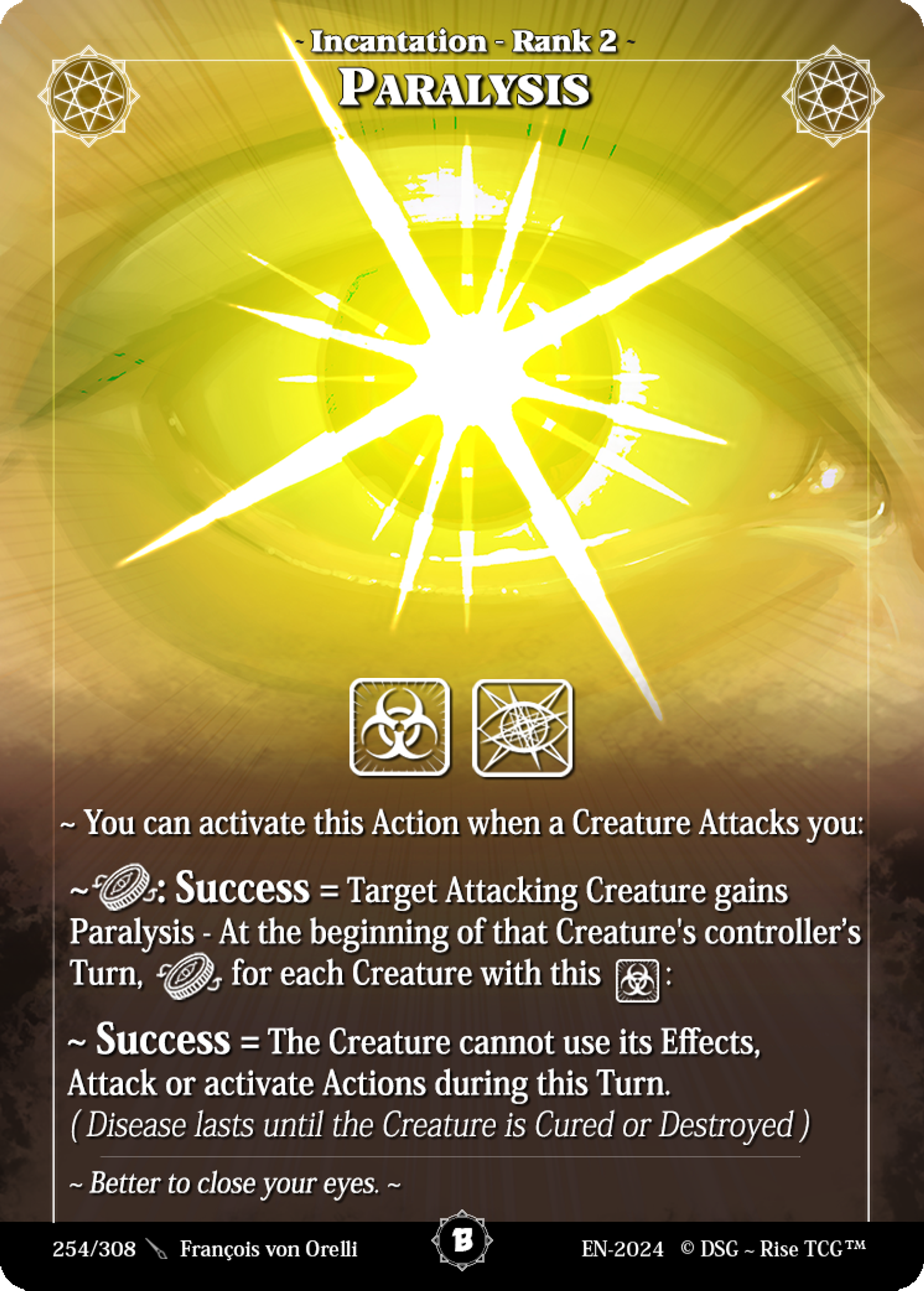 Paralysis — Beta — Rise TCG