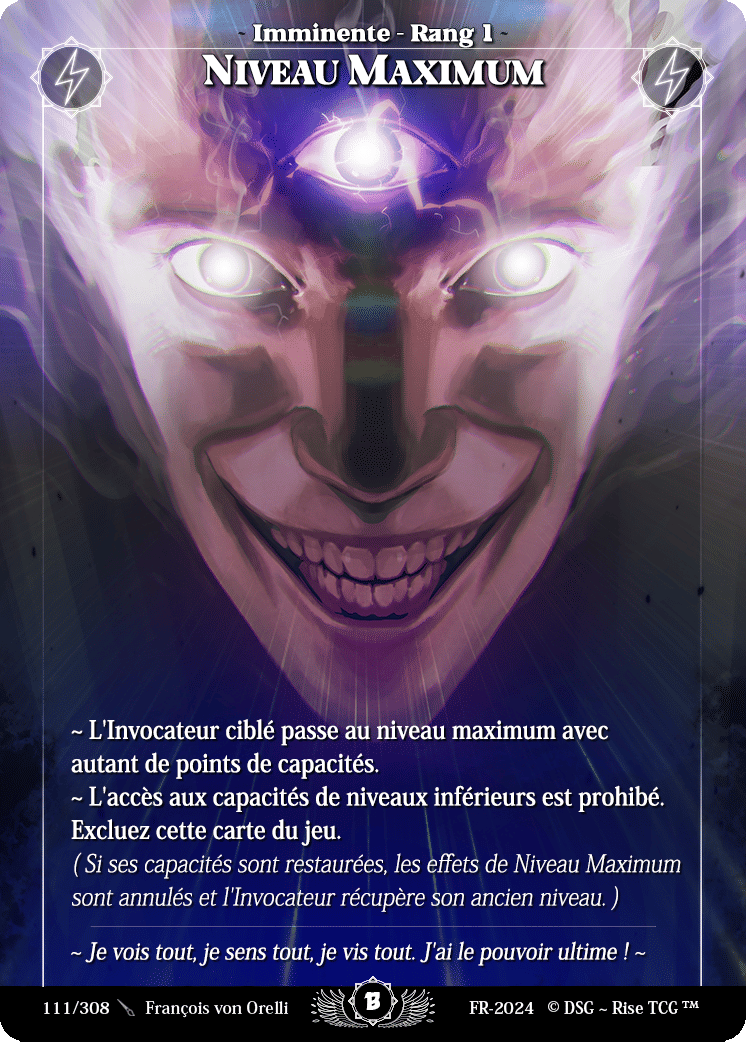 Niveau Maximum — Beta — Rise TCG