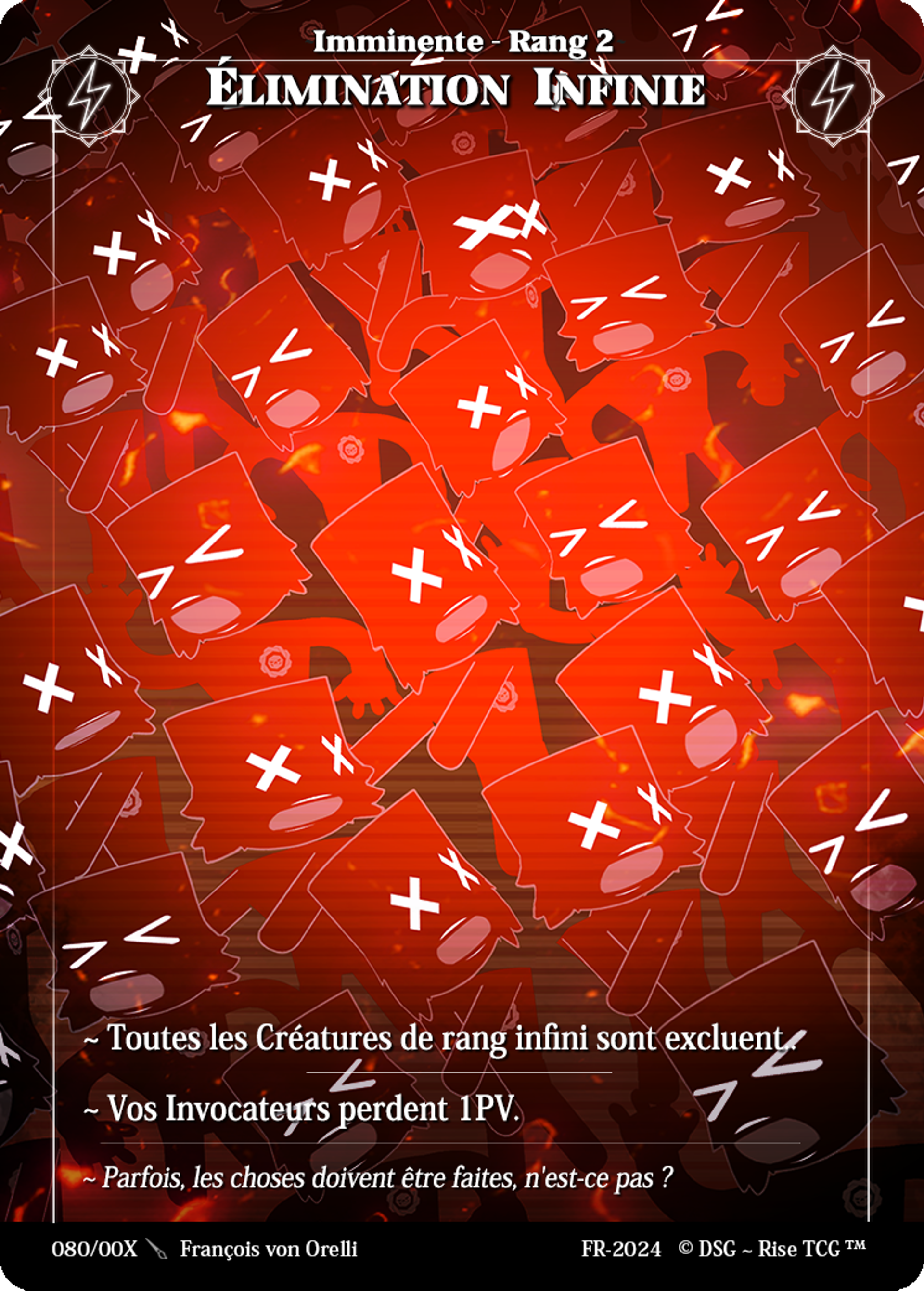 Infinite Elimination — Sample Candypocalypse — Rise TCG