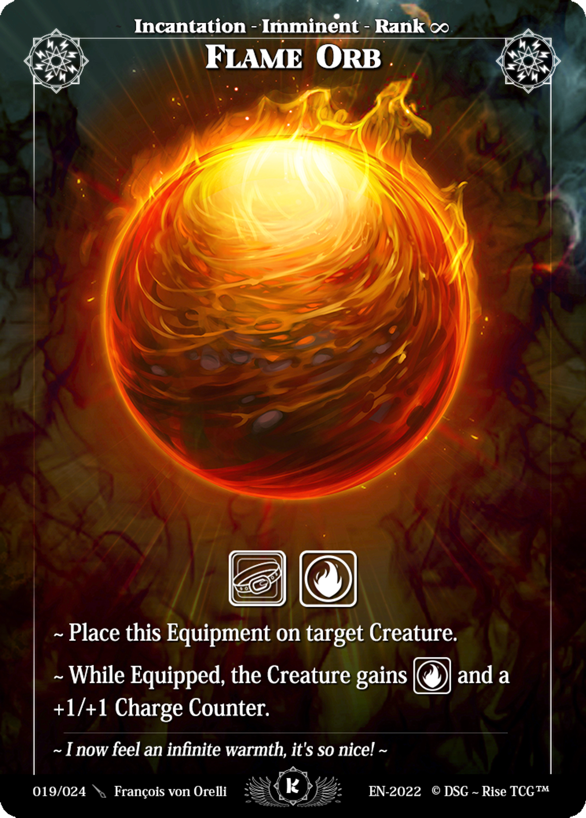 Flame Orb — KickStarter Stretch Goal — Rise TCG