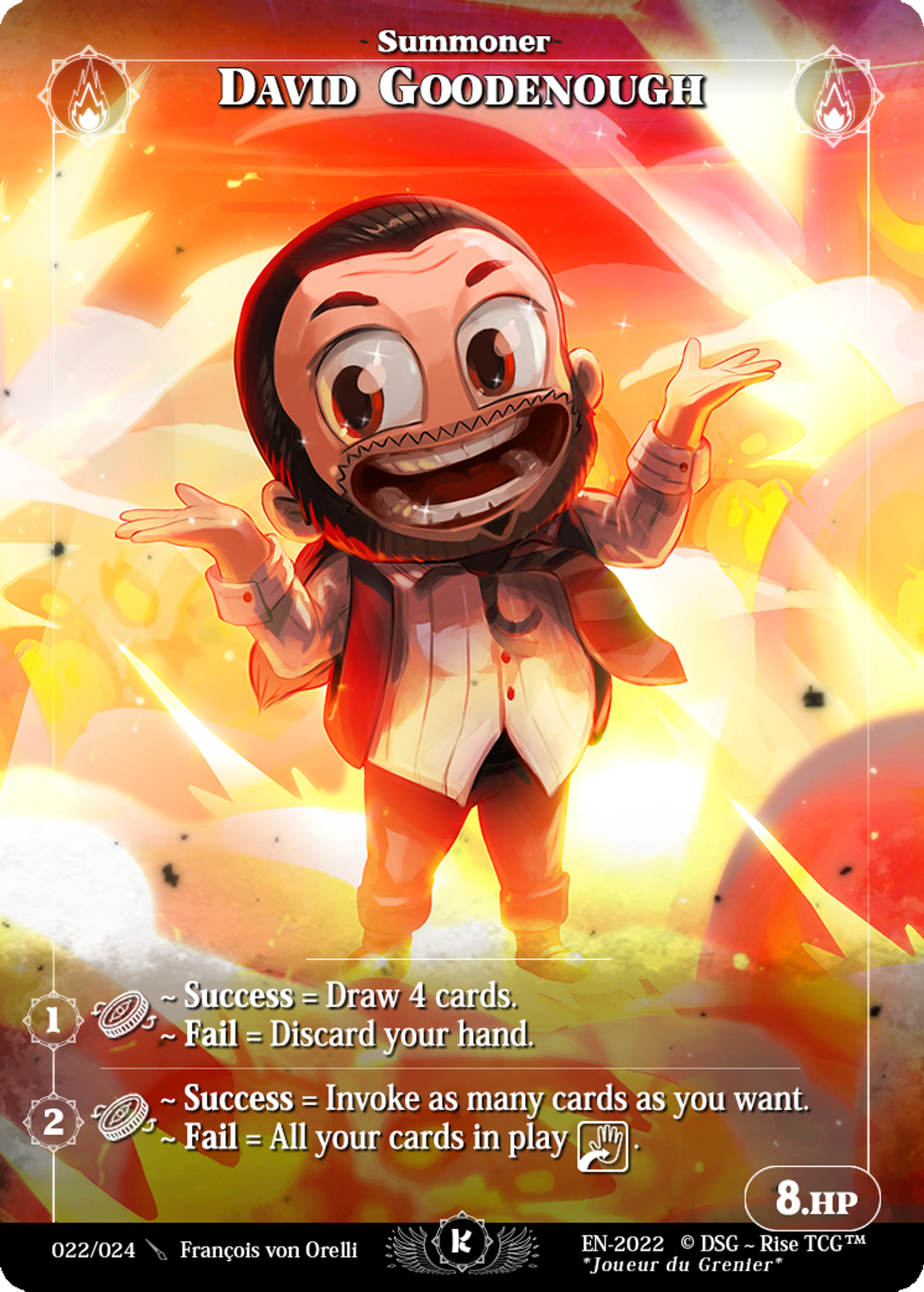 David Goodenough — KickStarter Stretch Goal — Rise TCG