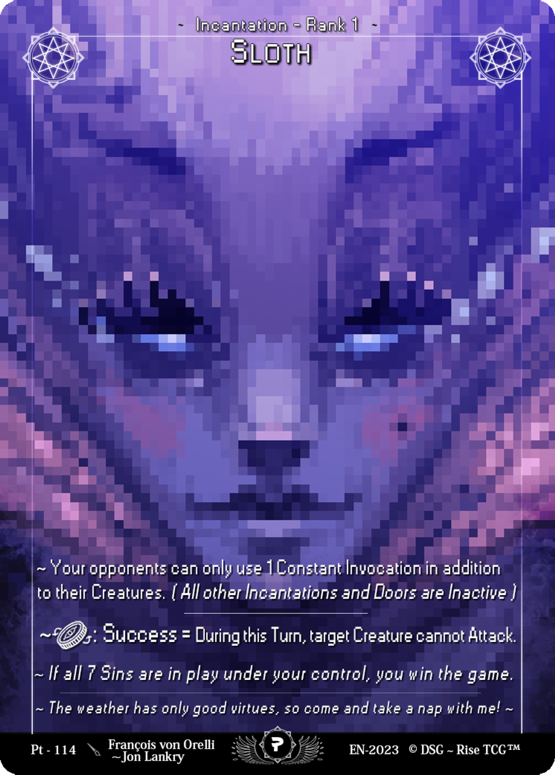 Sloth — Patreon / Prestige — Rise