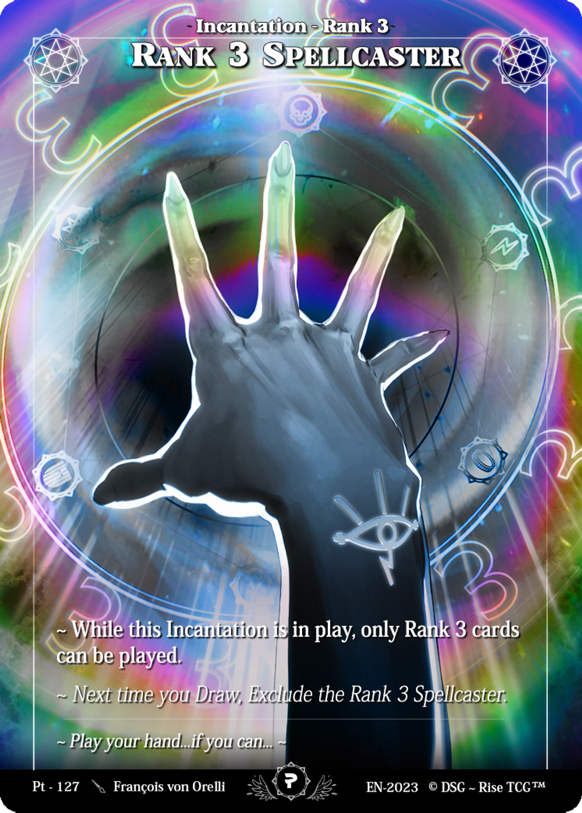 Rank 3 Spellcaster — Patreon / Prestige — Rise TCG