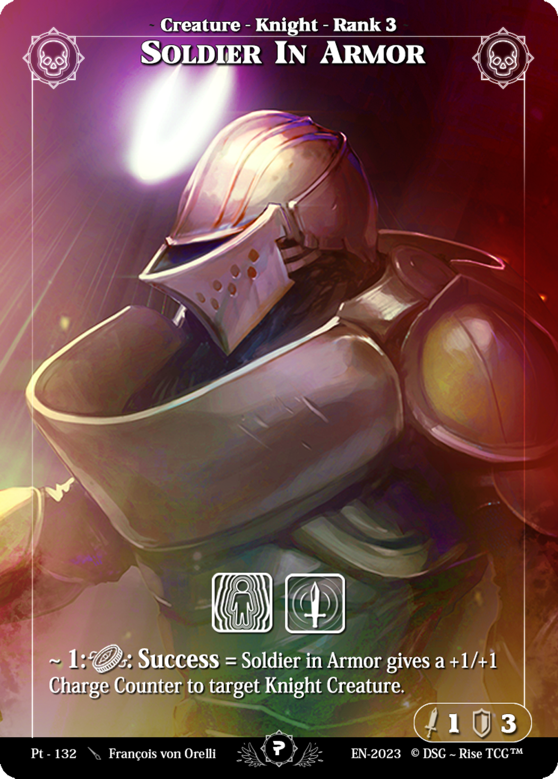 Soldier In Armor — Patreon / Prestige — Rise