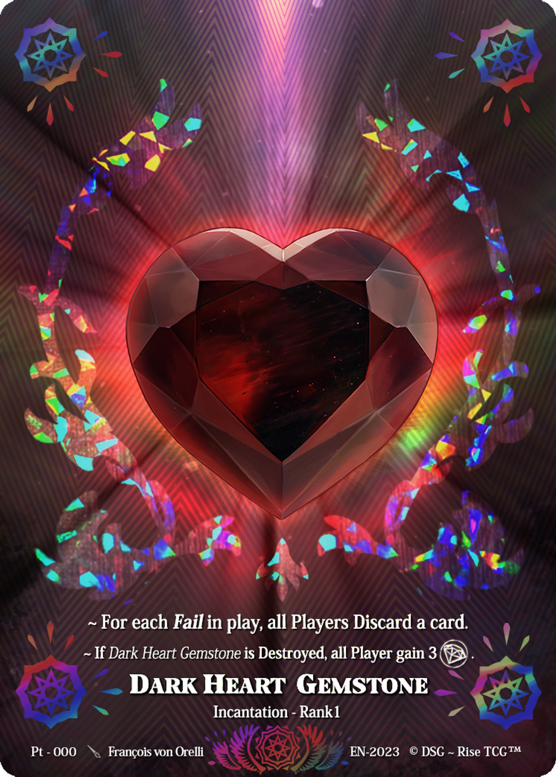 Dark Heart Gemstone - Rise TCG