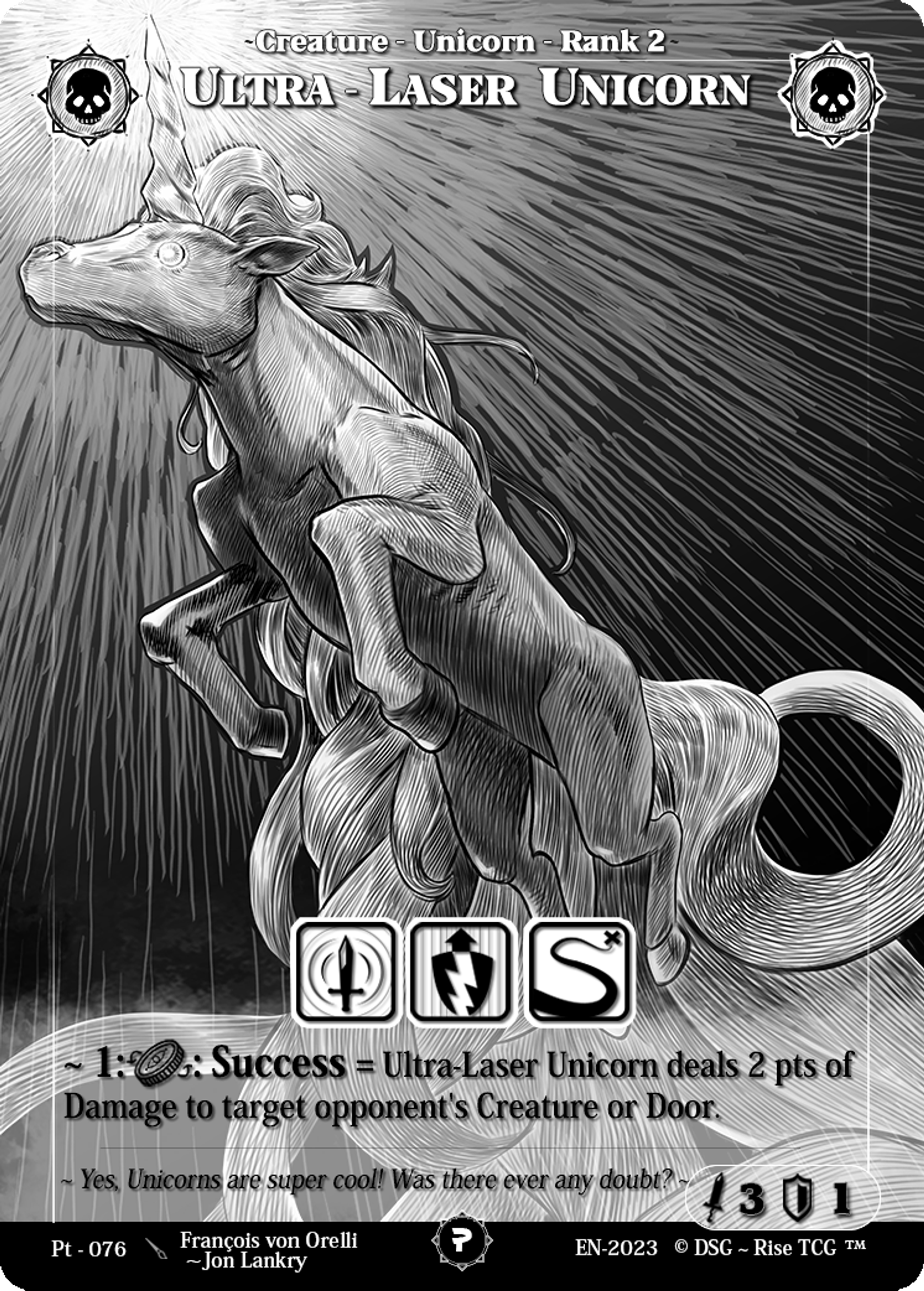 Ultra-Laser Unicorn — Patreon / Prestige — Rise TCG
