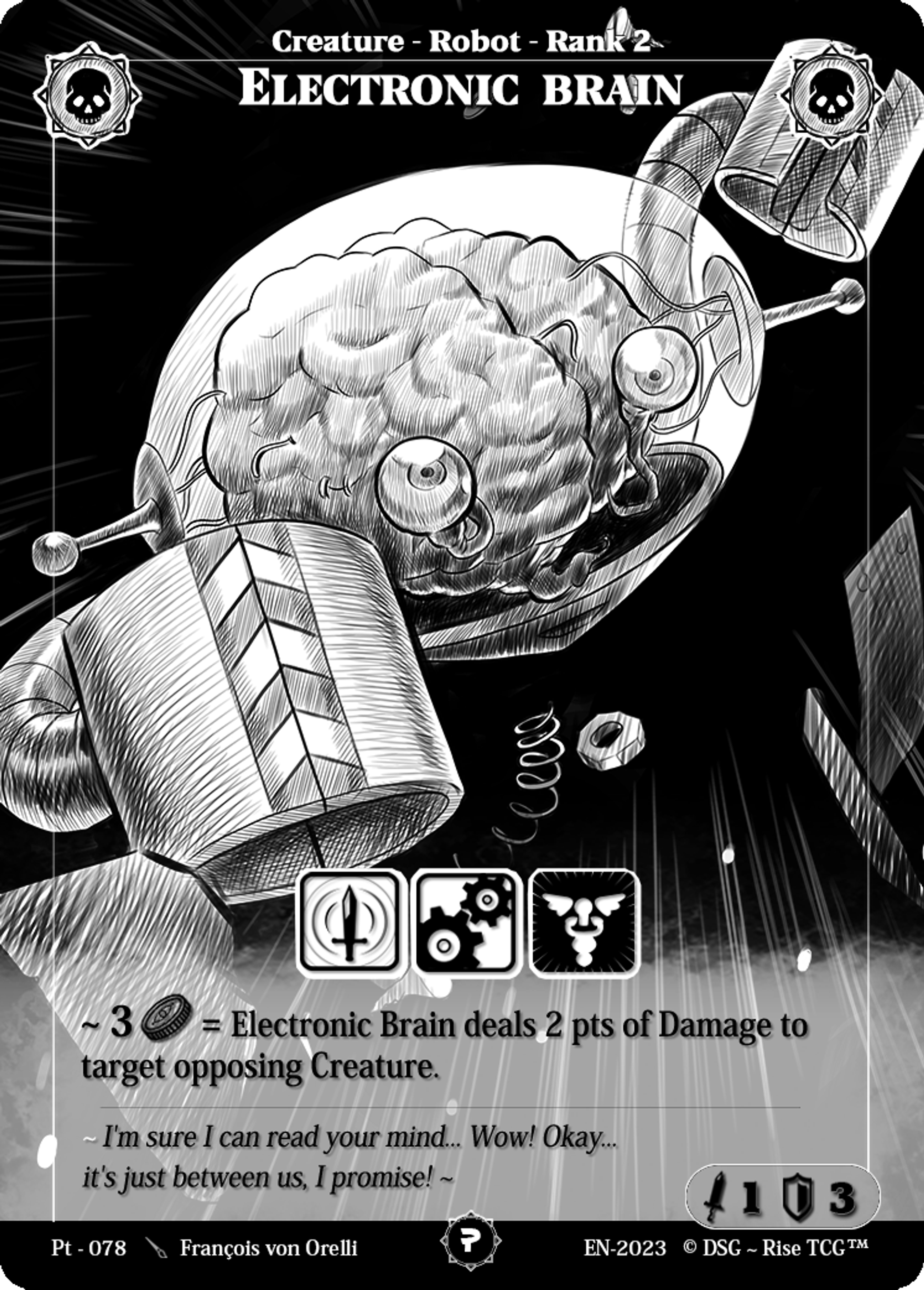 Electronic Brain — Patreon / Prestige — Rise TCG