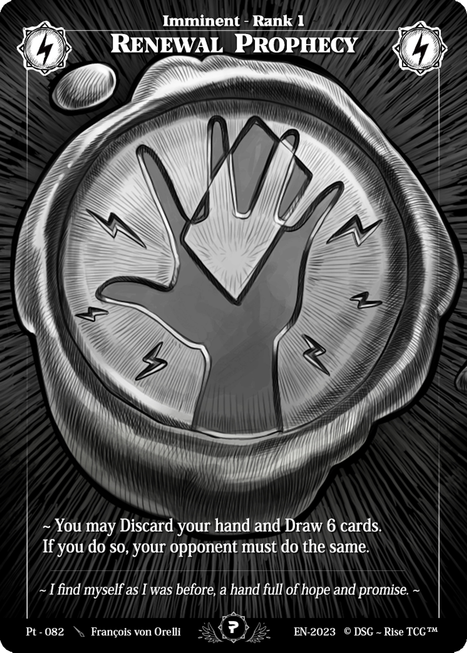 Renewal Prophecy — Patreon / Prestige — Rise TCG