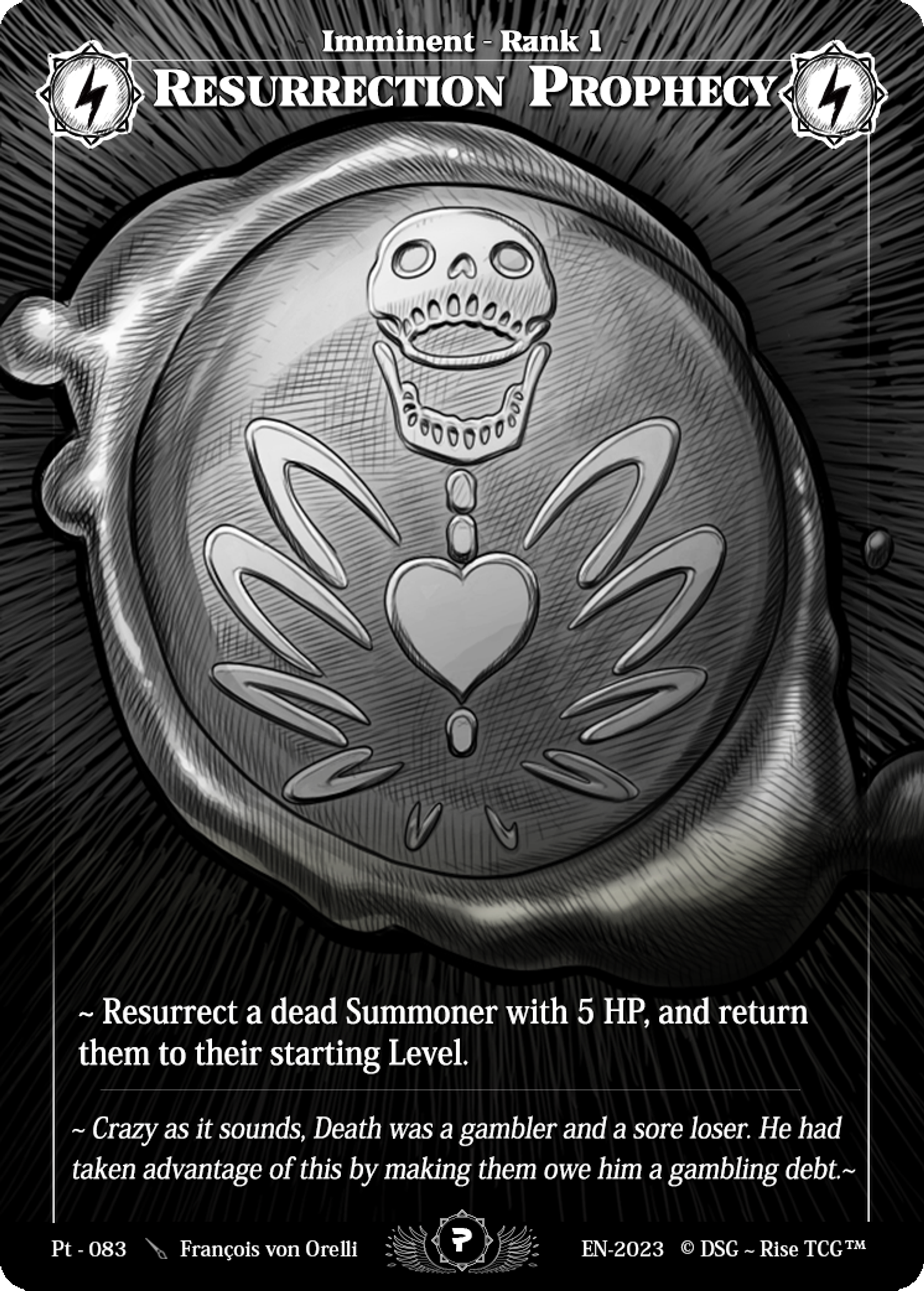 Resurrection Prophecy — Patreon / Prestige — Rise TCG