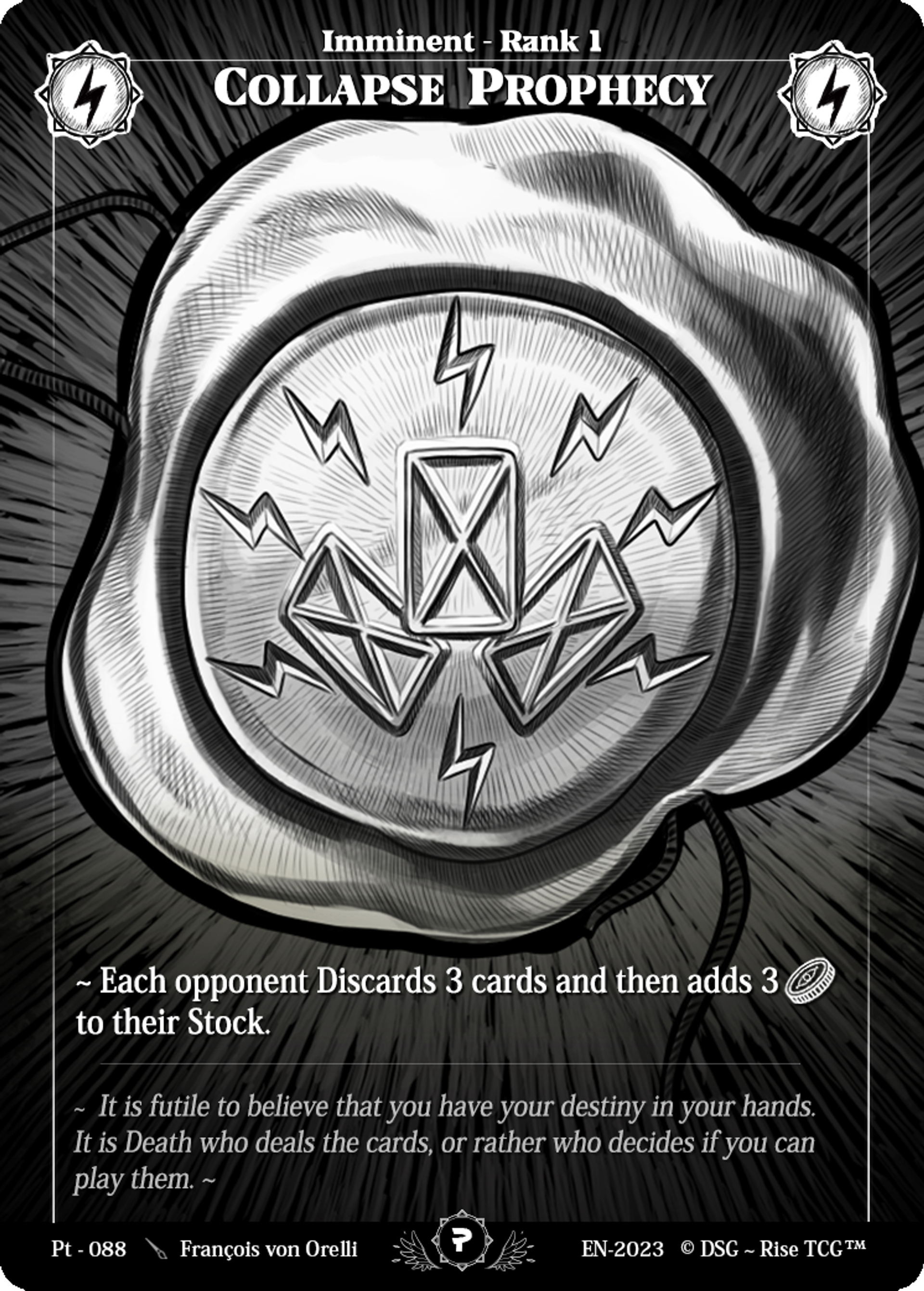 Collapse Prophecy — Patreon / Prestige — Rise