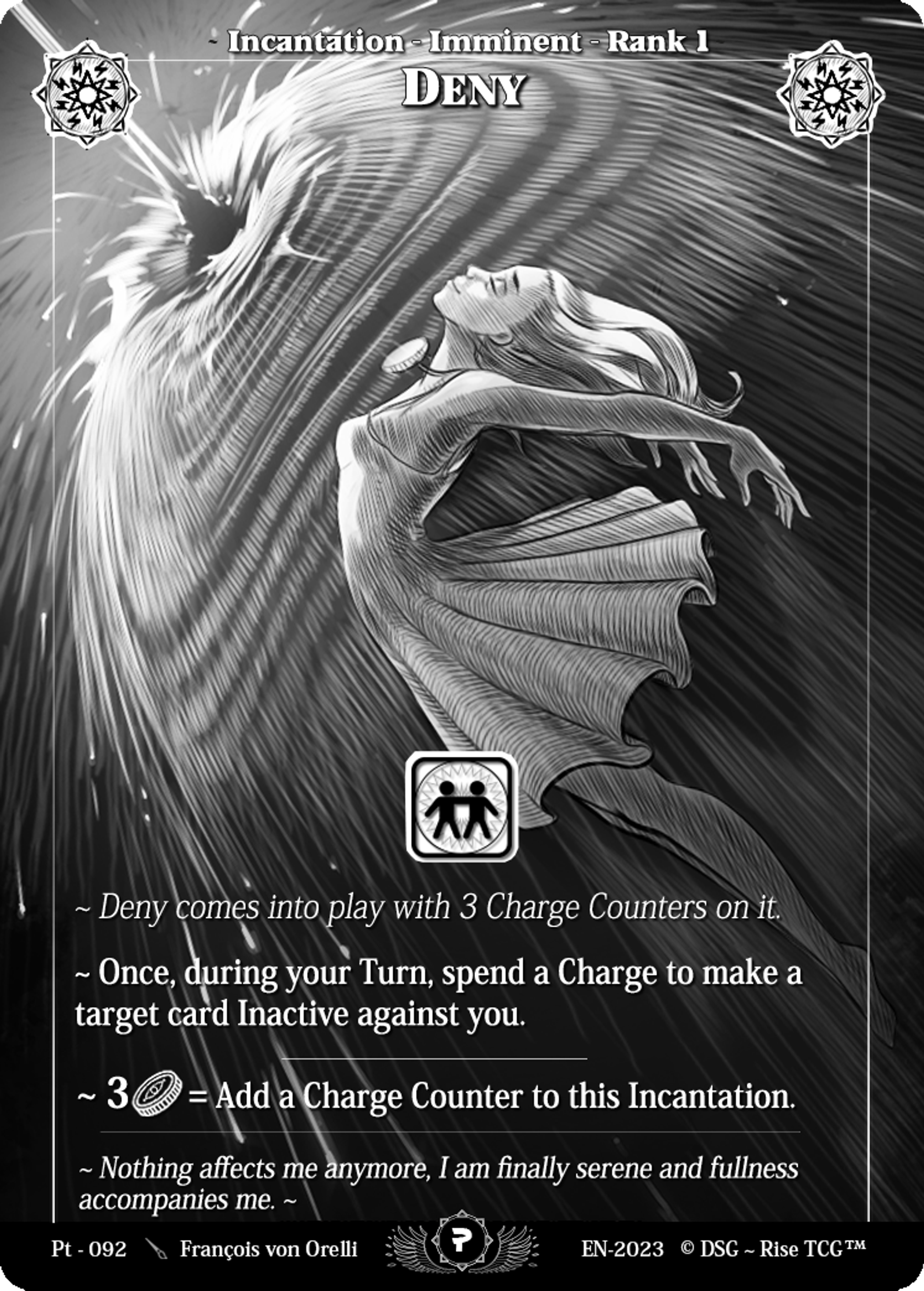 Deny — Patreon / Prestige — Rise TCG