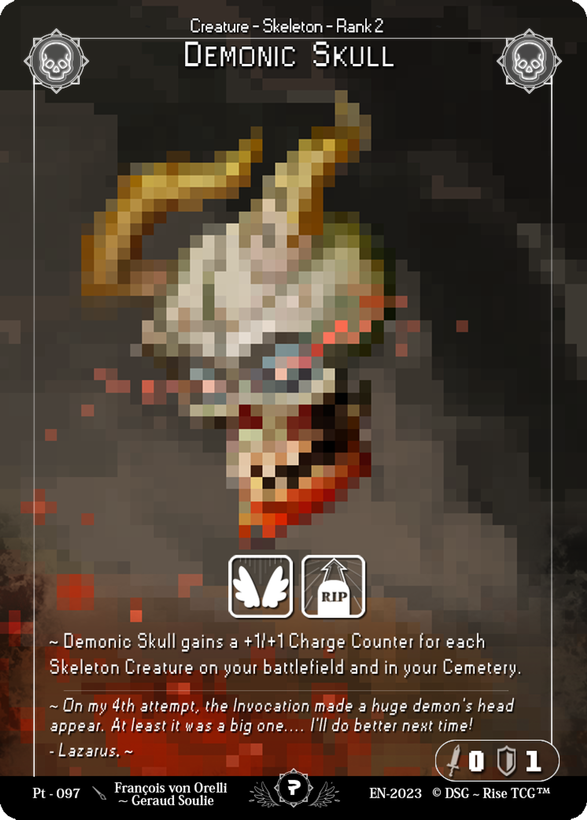 Demonic Skull — Patreon / Prestige — Rise