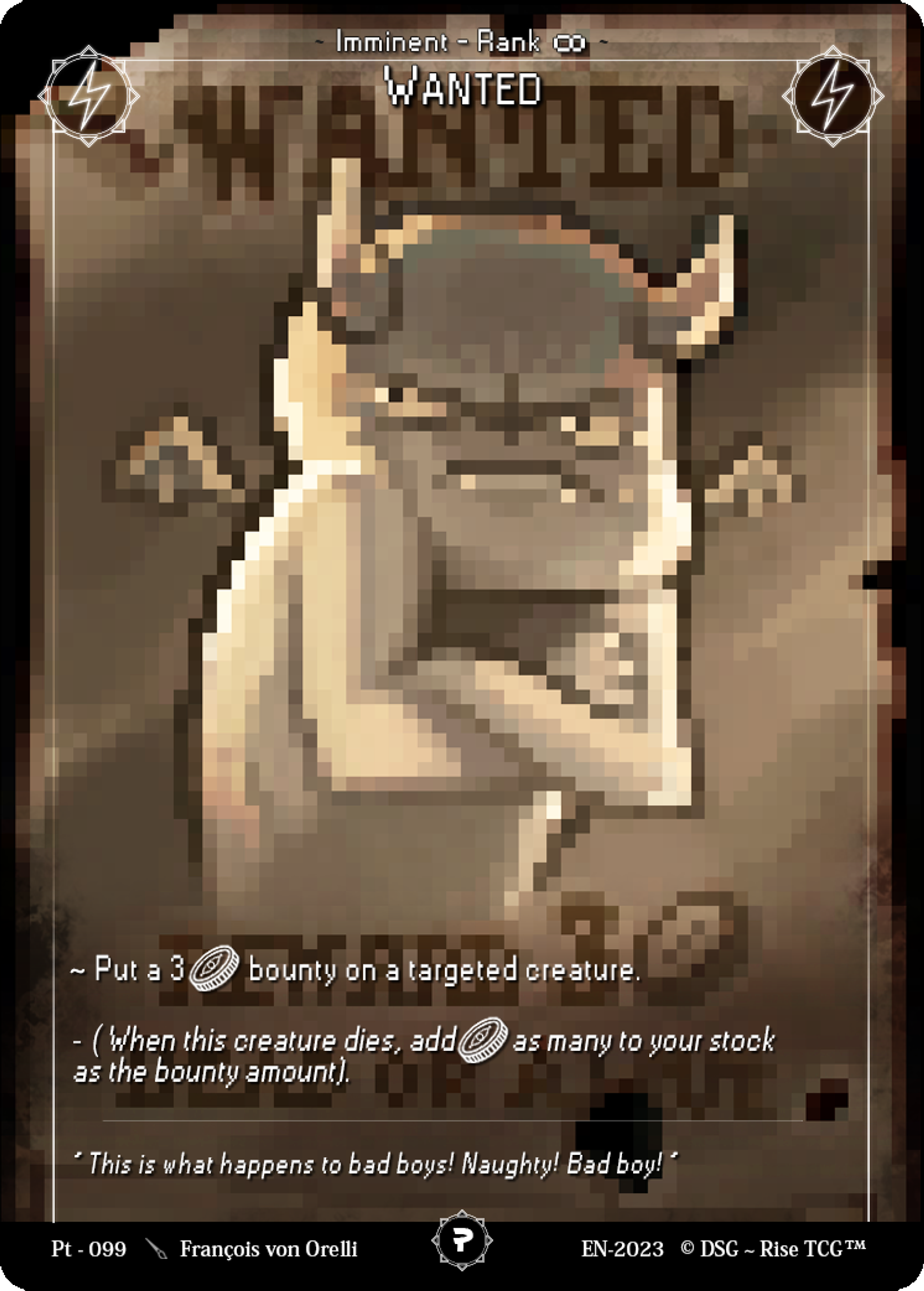 Wanted — Patreon / Prestige — Rise TCG