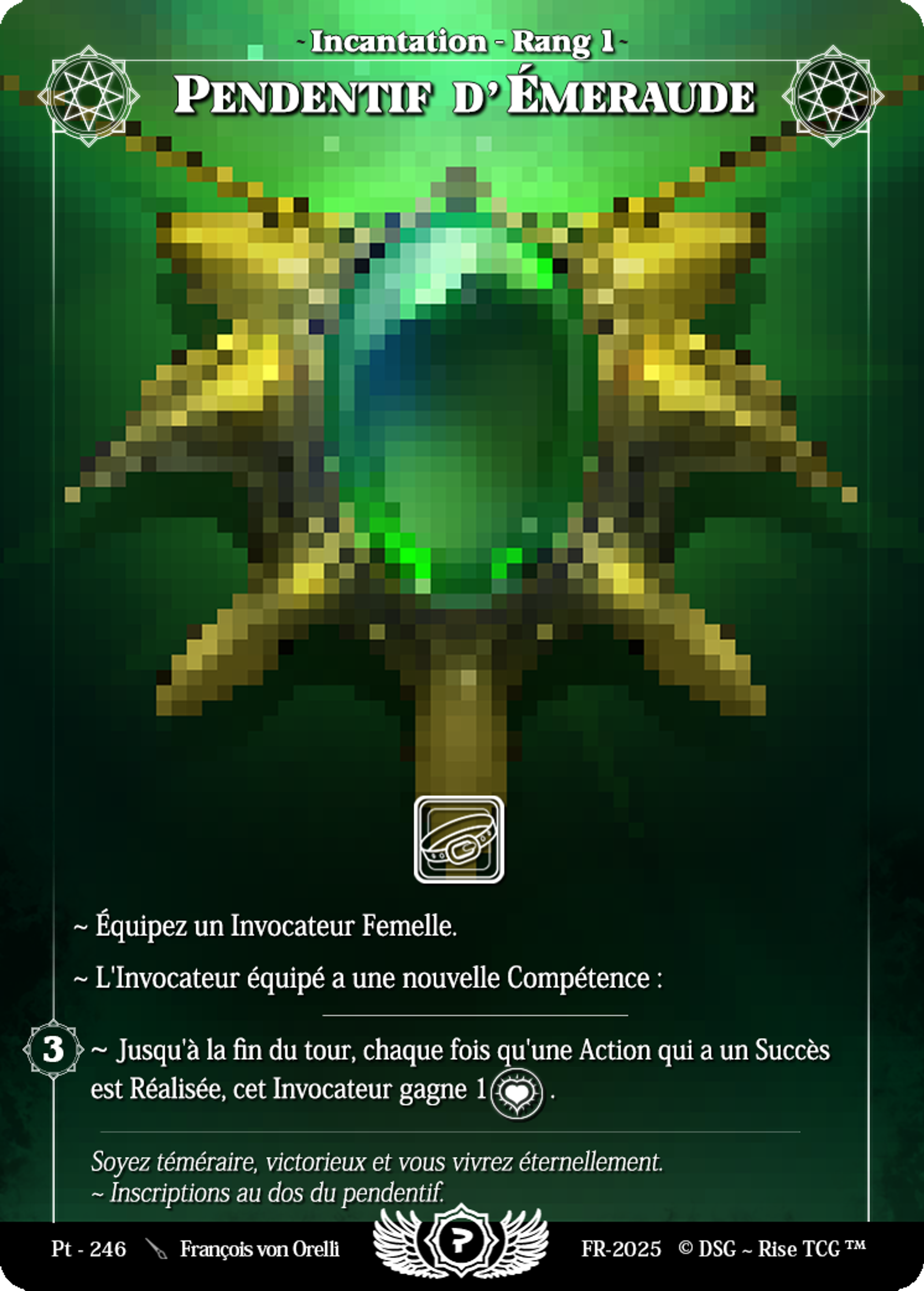 Emerald Necklace — Patreon / Prestige — Rise TCG