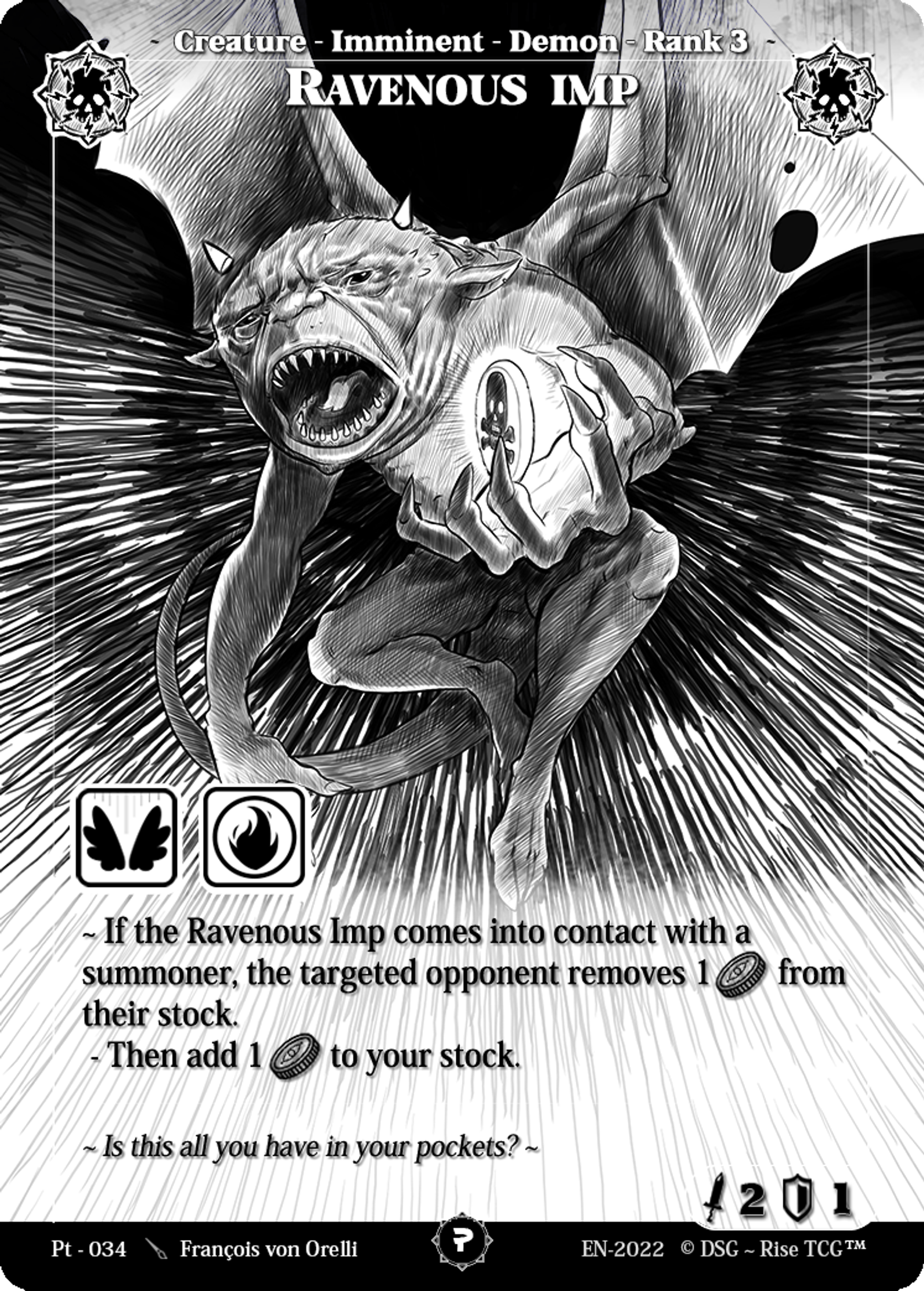 Ravenous Imp — Patreon / Prestige — Rise TCG