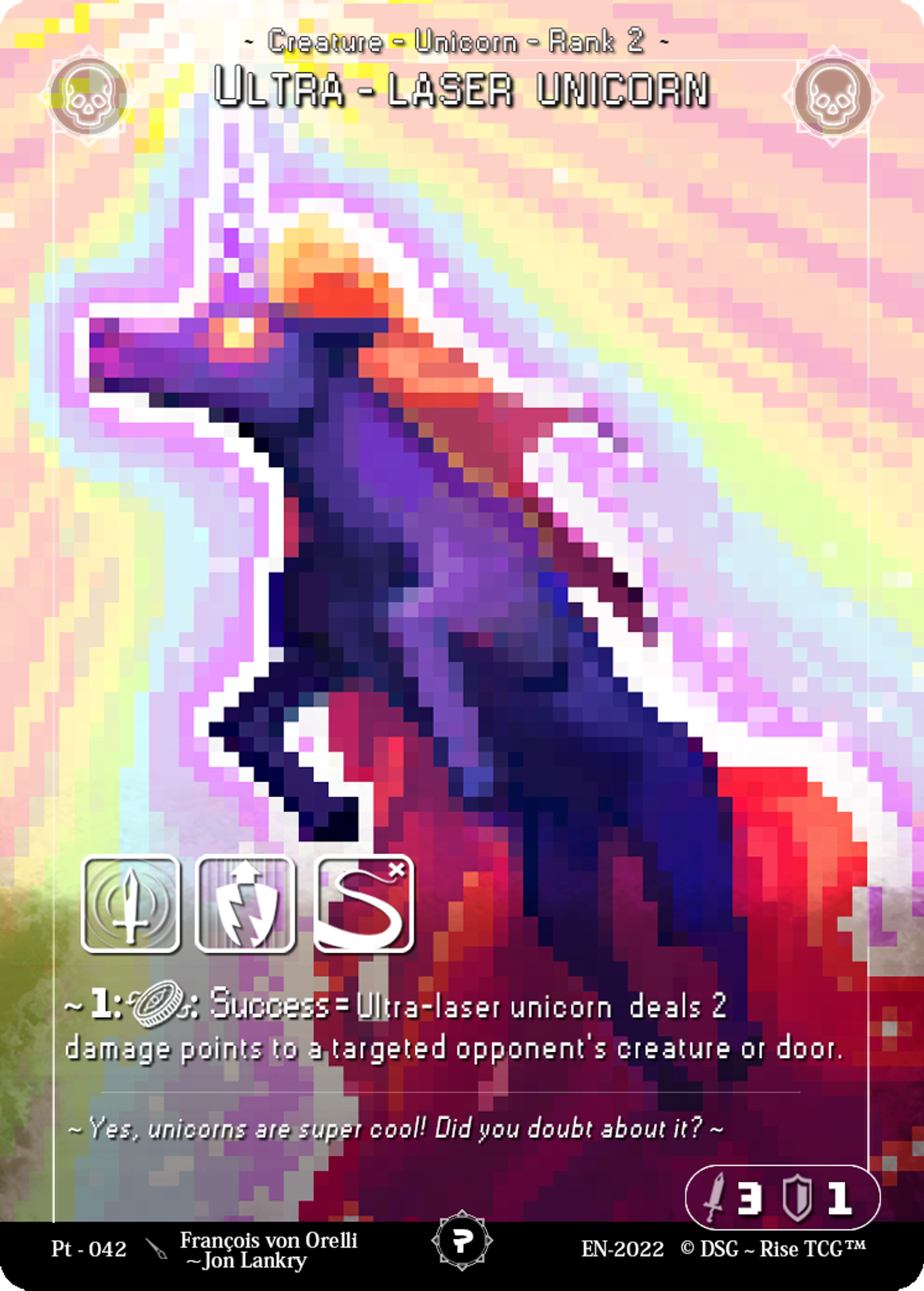 Ultra-Laser Unicorn — Patreon / Prestige — Rise TCG