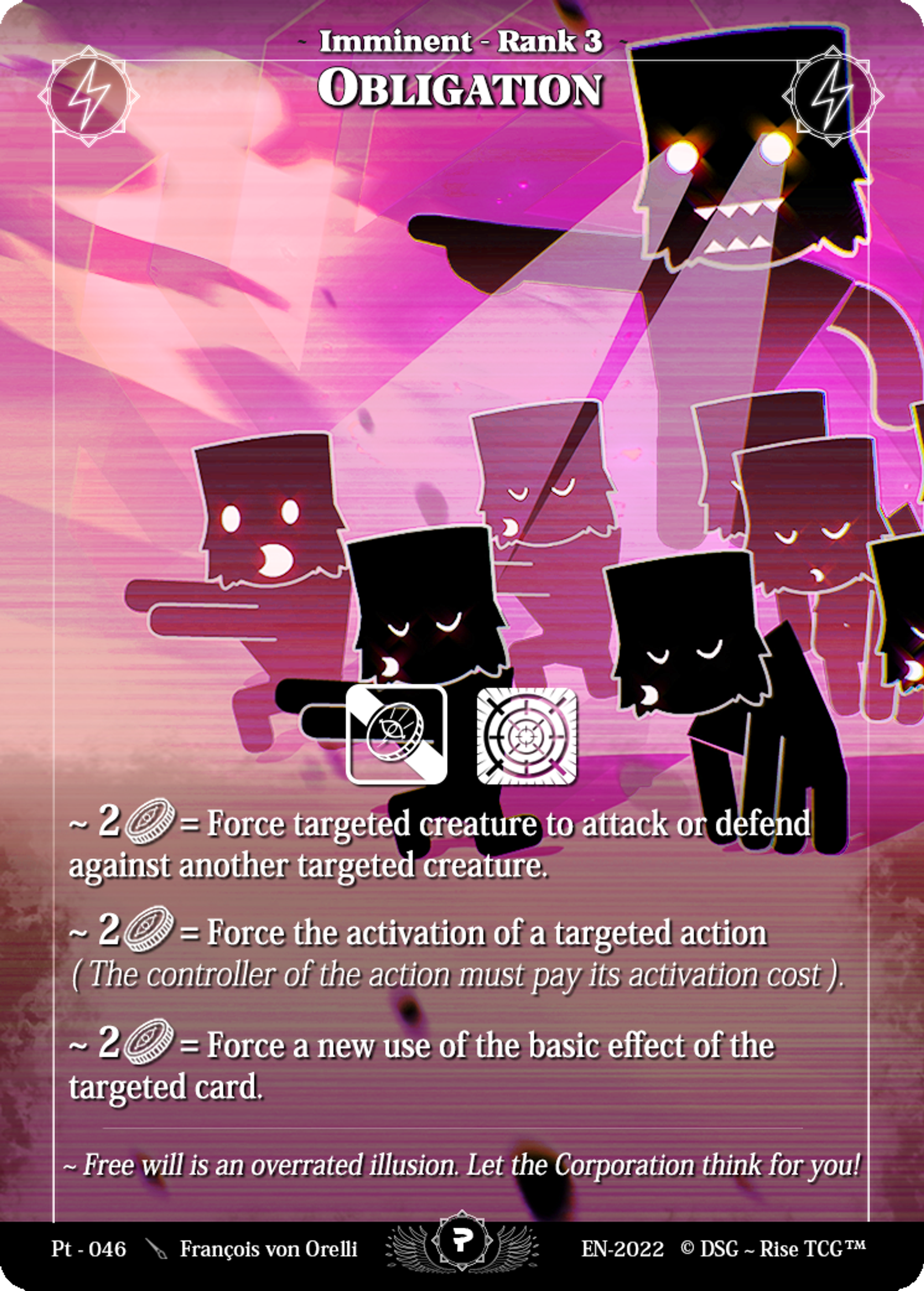Obligation — Patreon / Prestige — Rise TCG