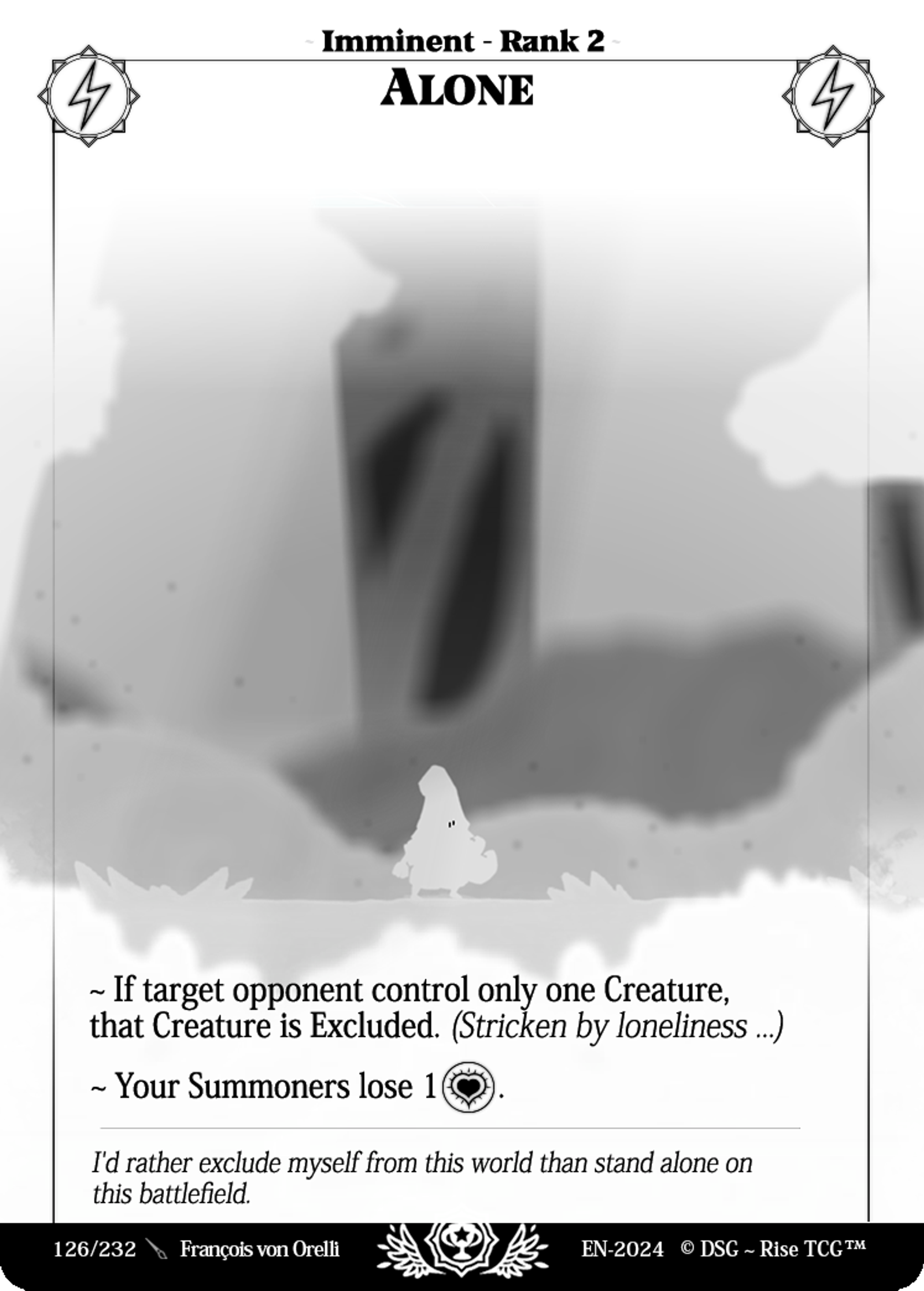 Alone — Trophy-01 — Rise TCG