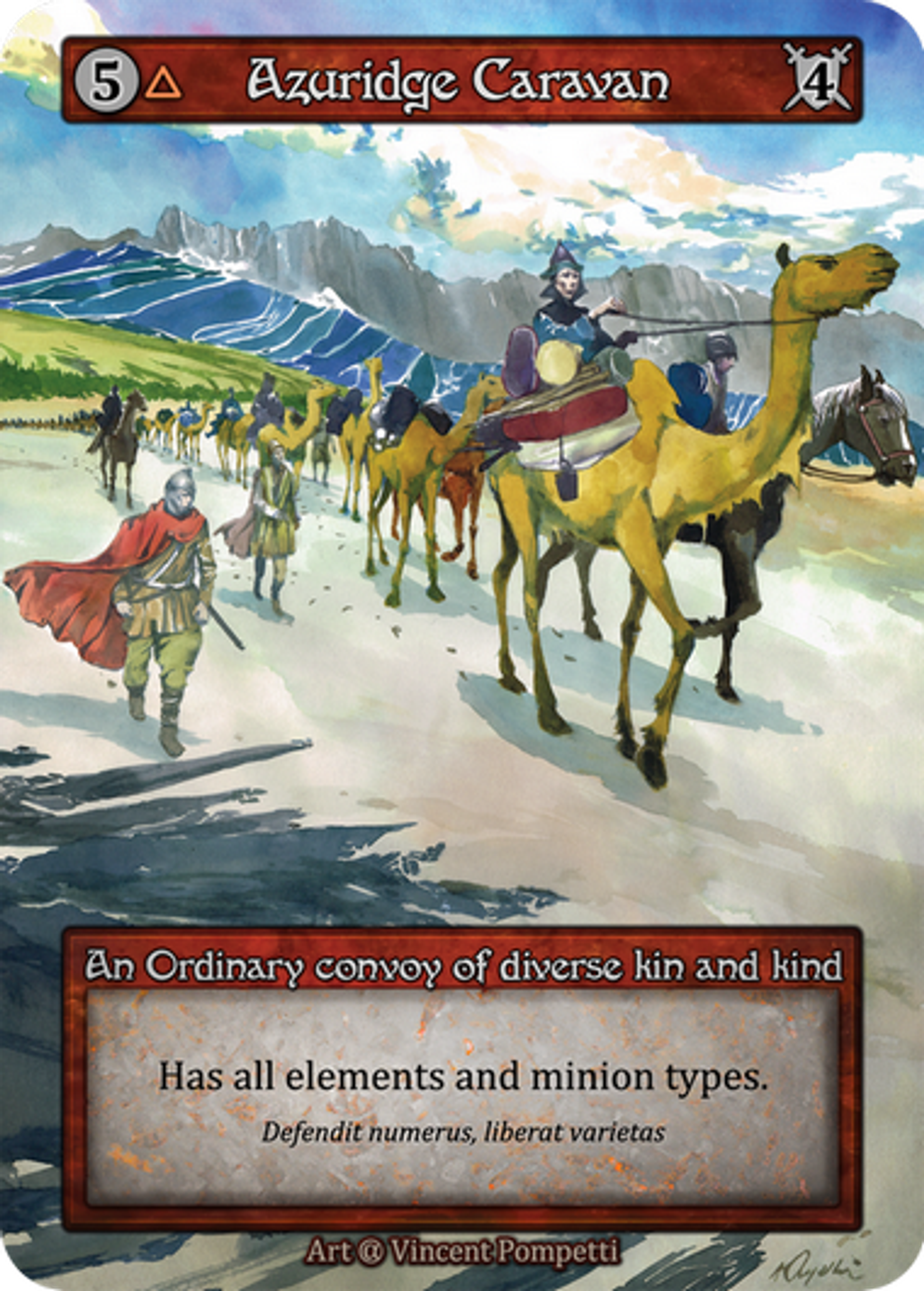 Azuridge Caravan — Alpha — Sorcery: Contested Realm