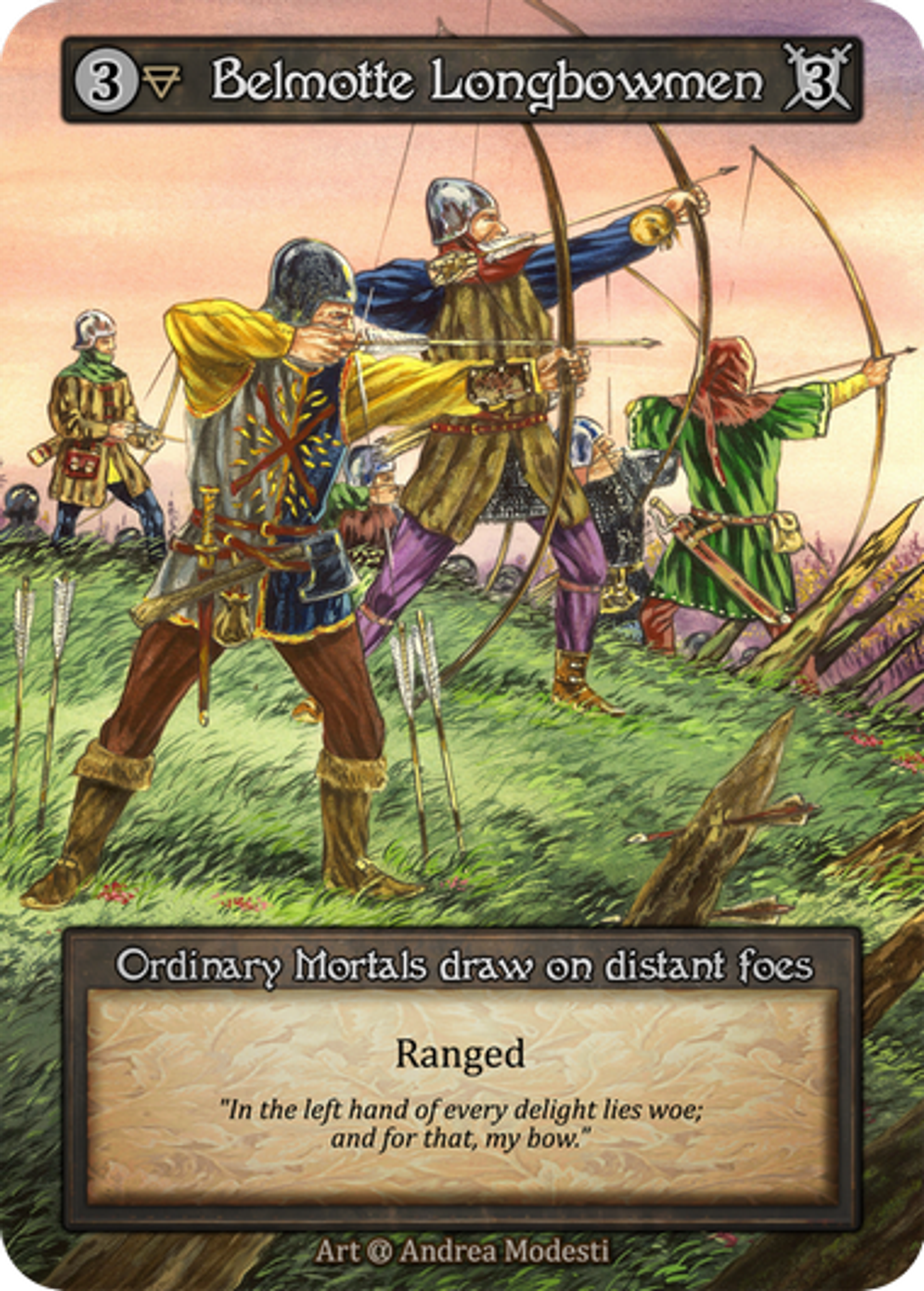 Belmotte Longbowmen — Alpha — Sorcery: Contested Realm