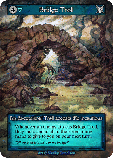 Bridge Troll from Alpha - Sorcery: Contested Realm