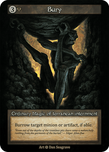 Bury — Alpha — Sorcery: Contested Realm