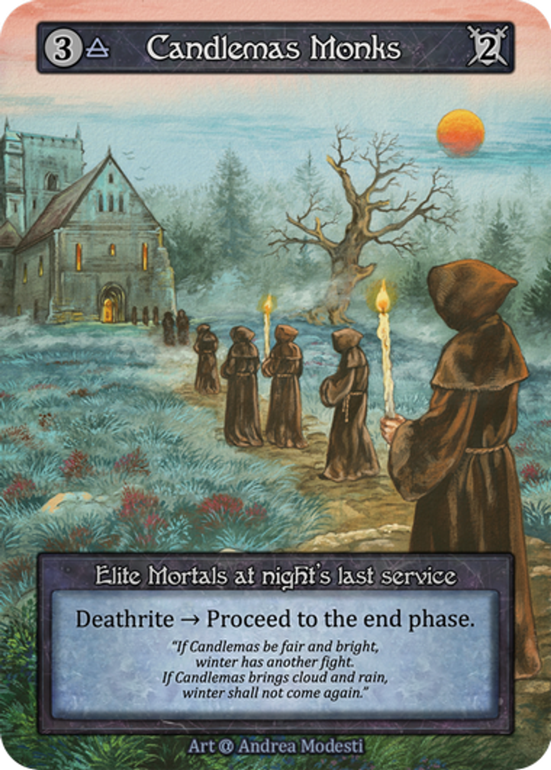 Candlemas Monks — Alpha — Sorcery: Contested Realm