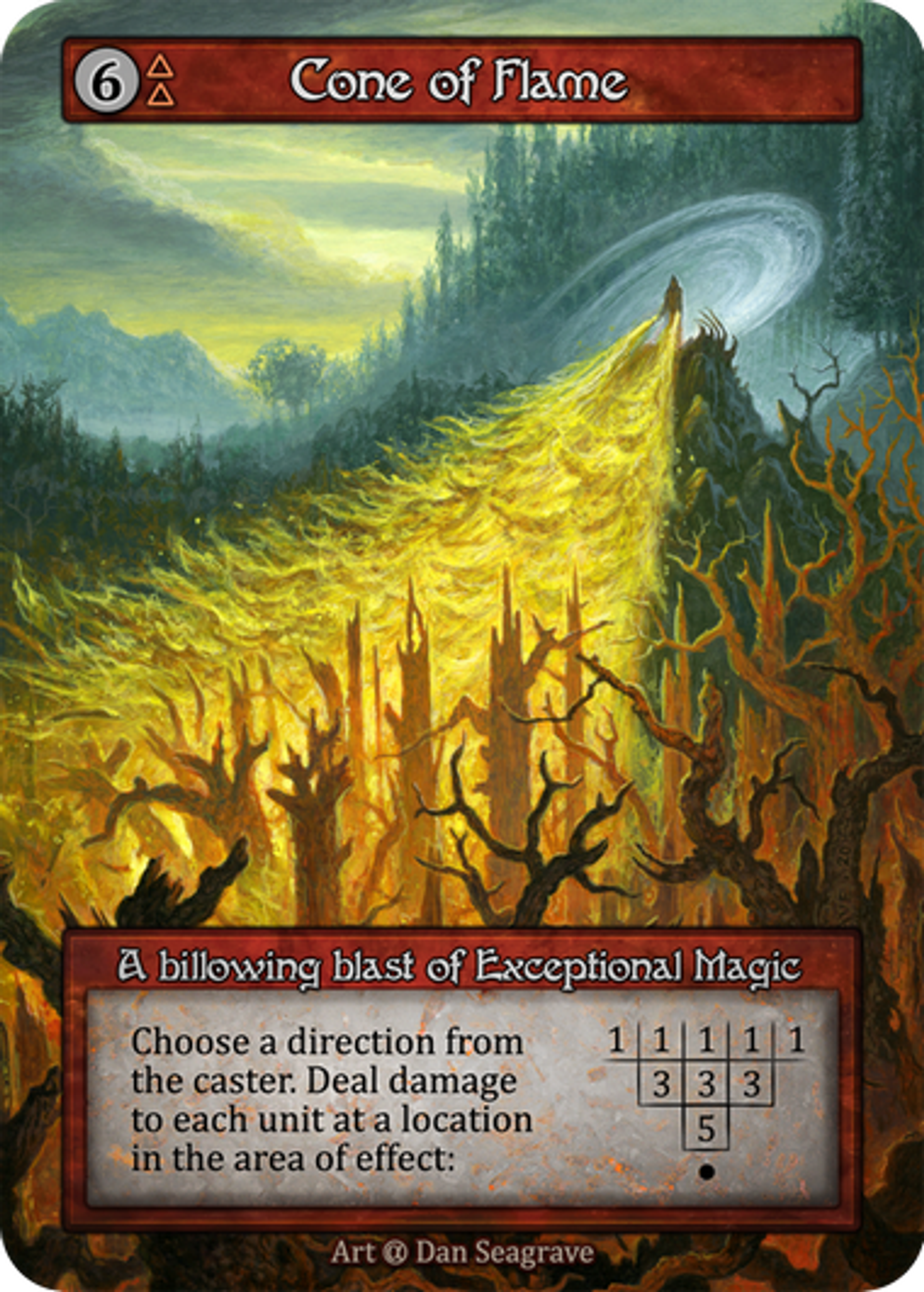 Cone of Flame — Alpha — Sorcery: Contested Realm
